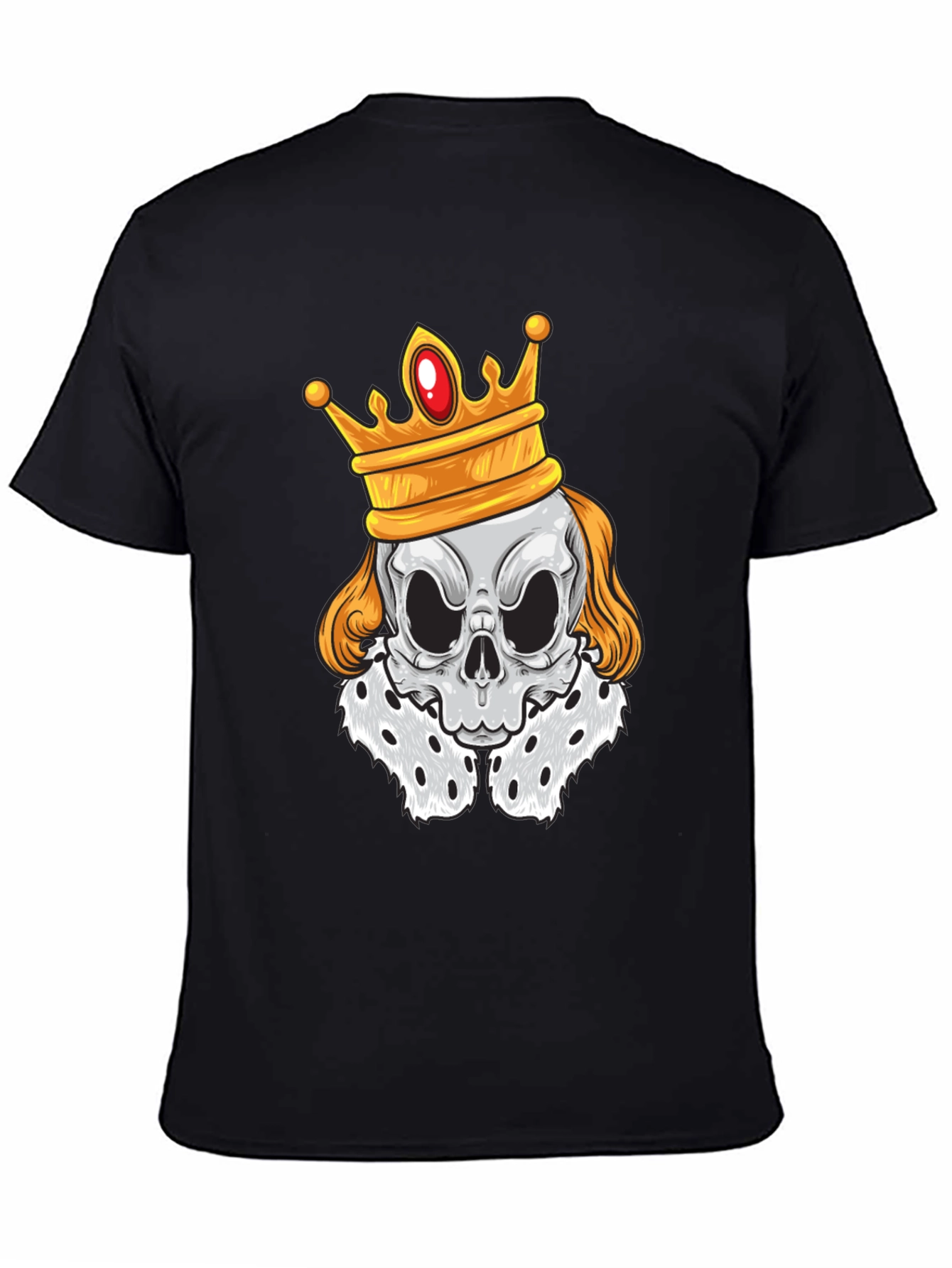 Skull King Graphic T-Shirt - Black Cotton Tee