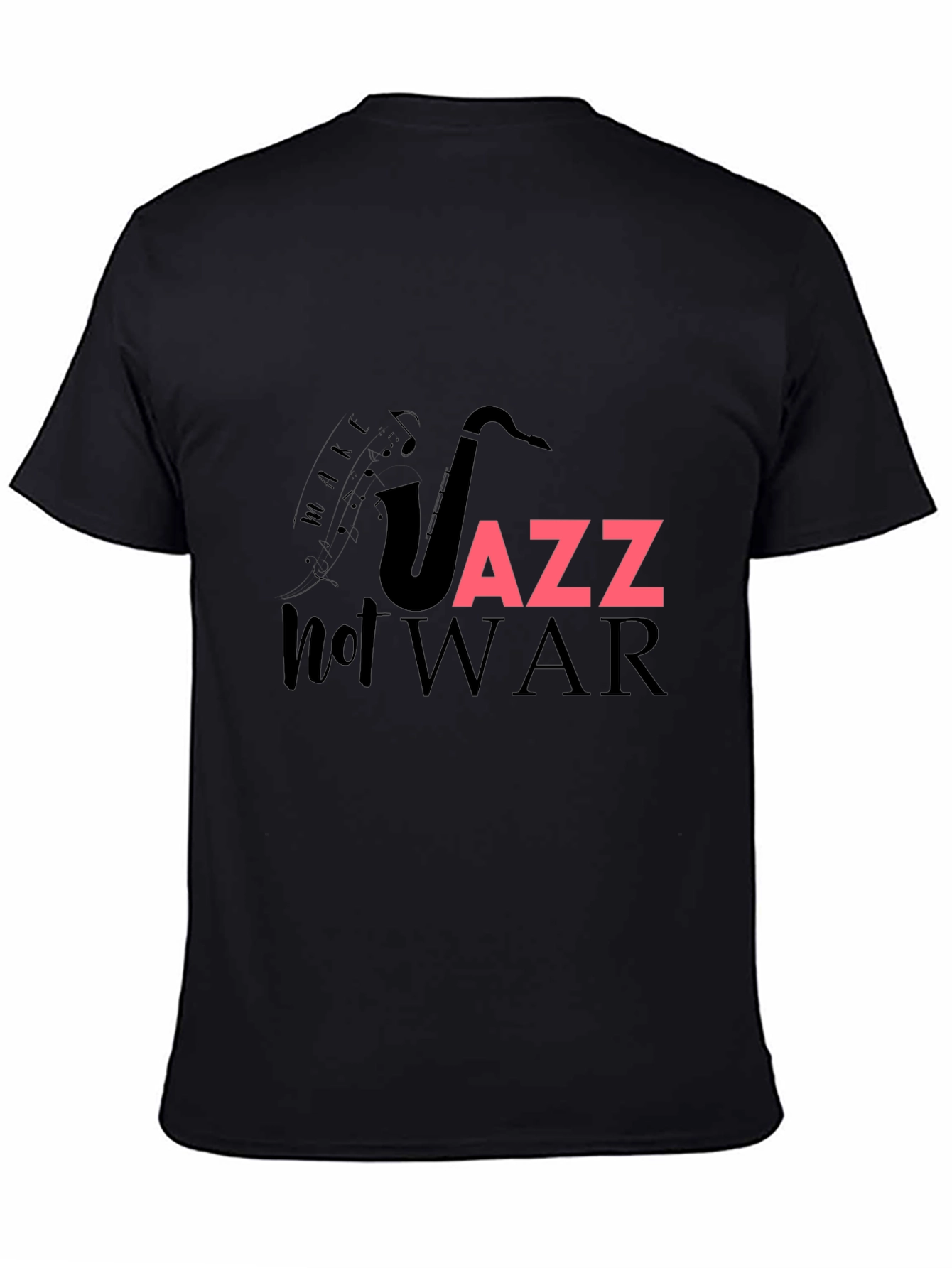 Jazz Not War Graphic T-Shirt - Music Lover Tee
