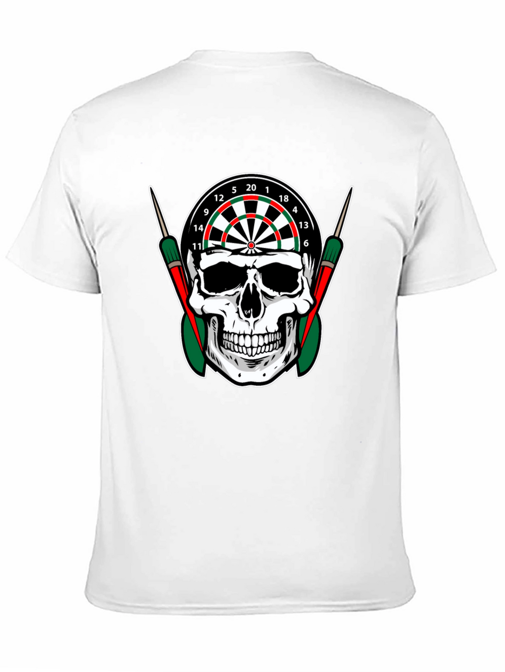 Skull Dartboard Graphic T-Shirt