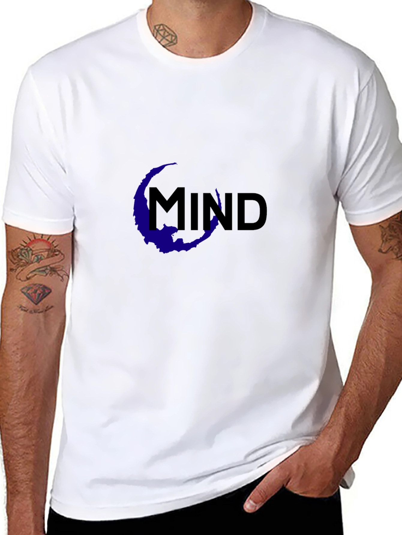 Mind Graphic Black T-Shirt