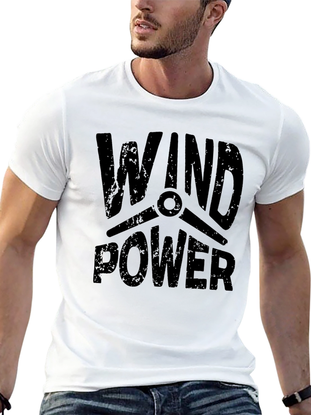 Wind Power T-Shirt - Eco Friendly Design