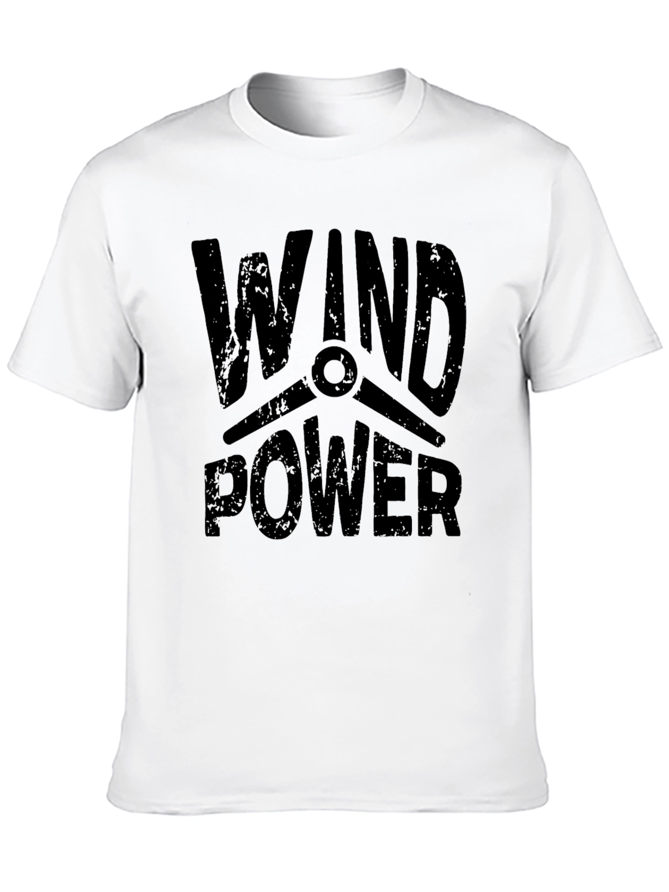 Wind Power T-Shirt - Eco Friendly Design