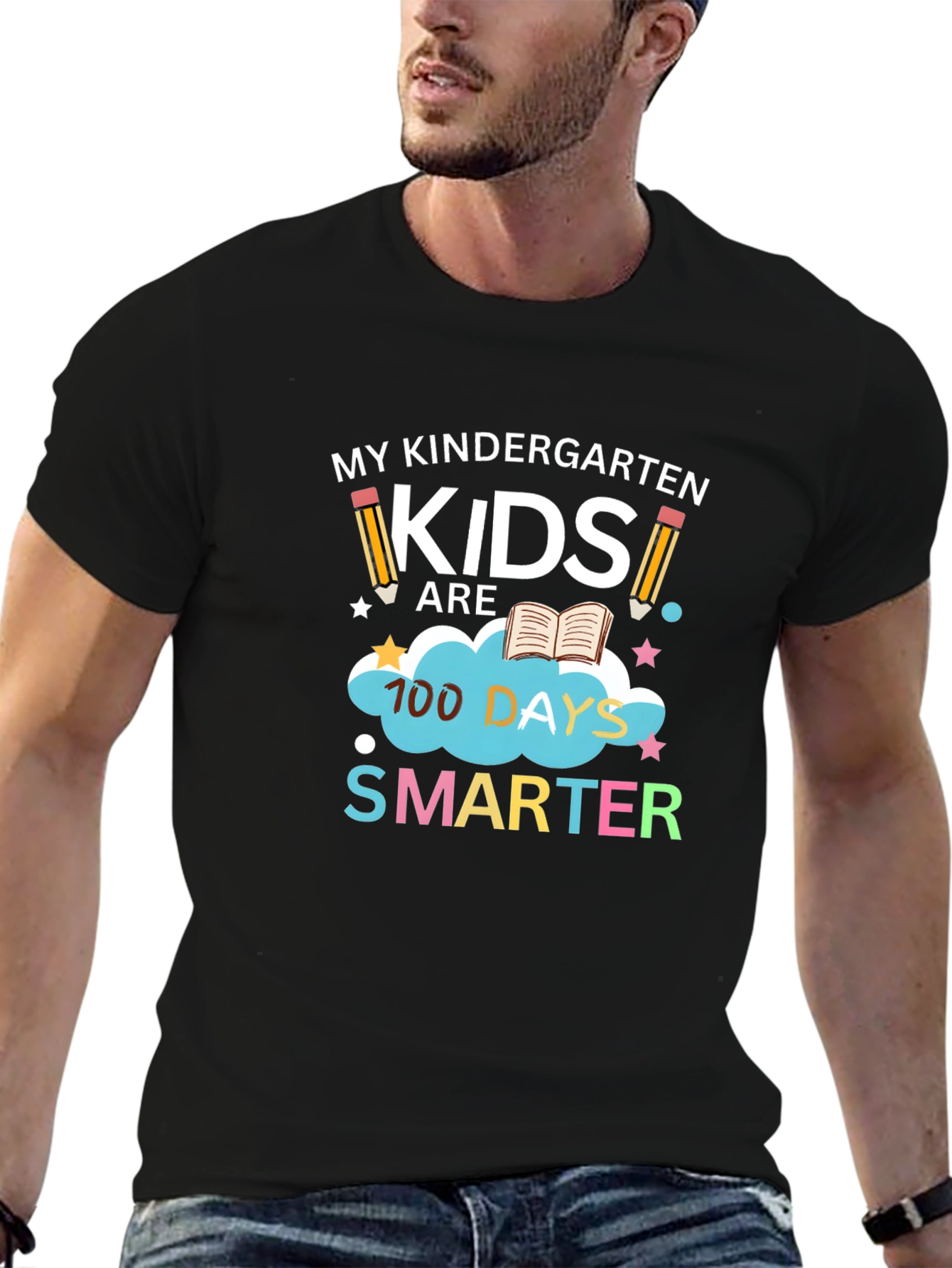 Kindergarten Teacher 100 Days Smarter T-Shirt