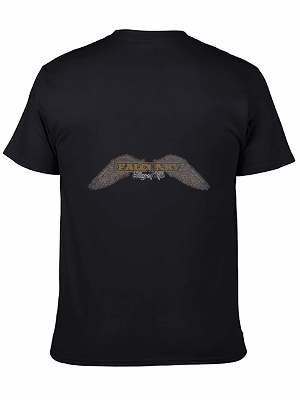 Falconry Way of Life Black T-Shirt