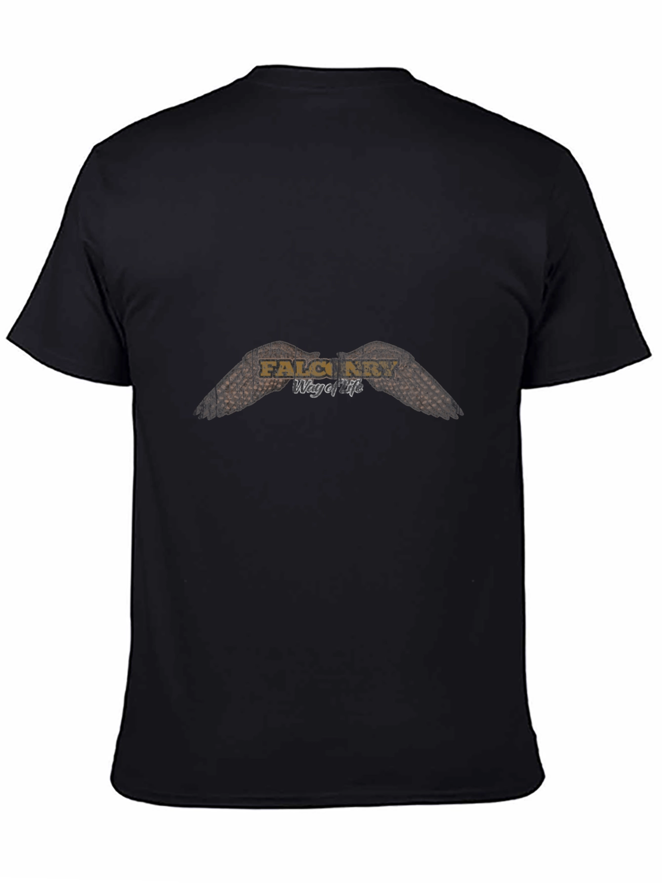 Falconry Way of Life Black T-Shirt