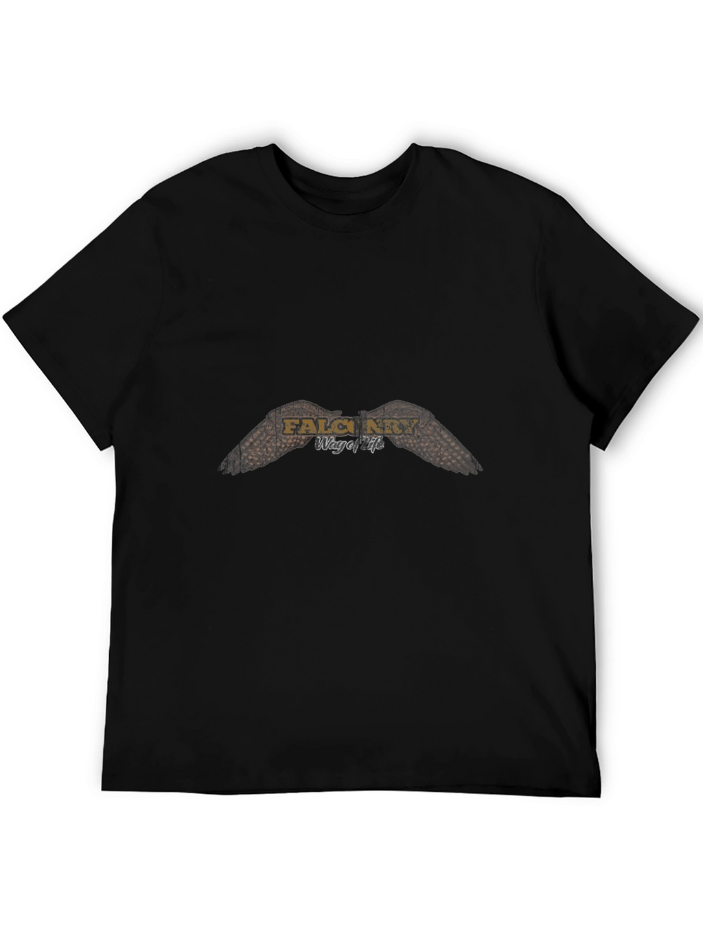 Falconry Way of Life Black T-Shirt