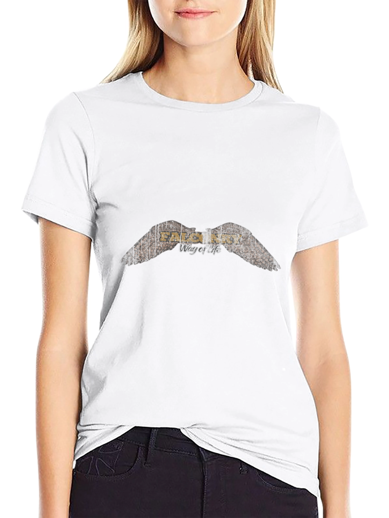 Falconry Way of Life Black T-Shirt