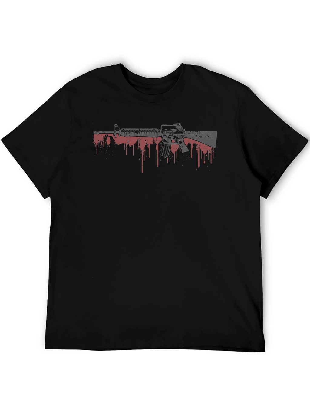 Gun Graphic Black T-Shirt
