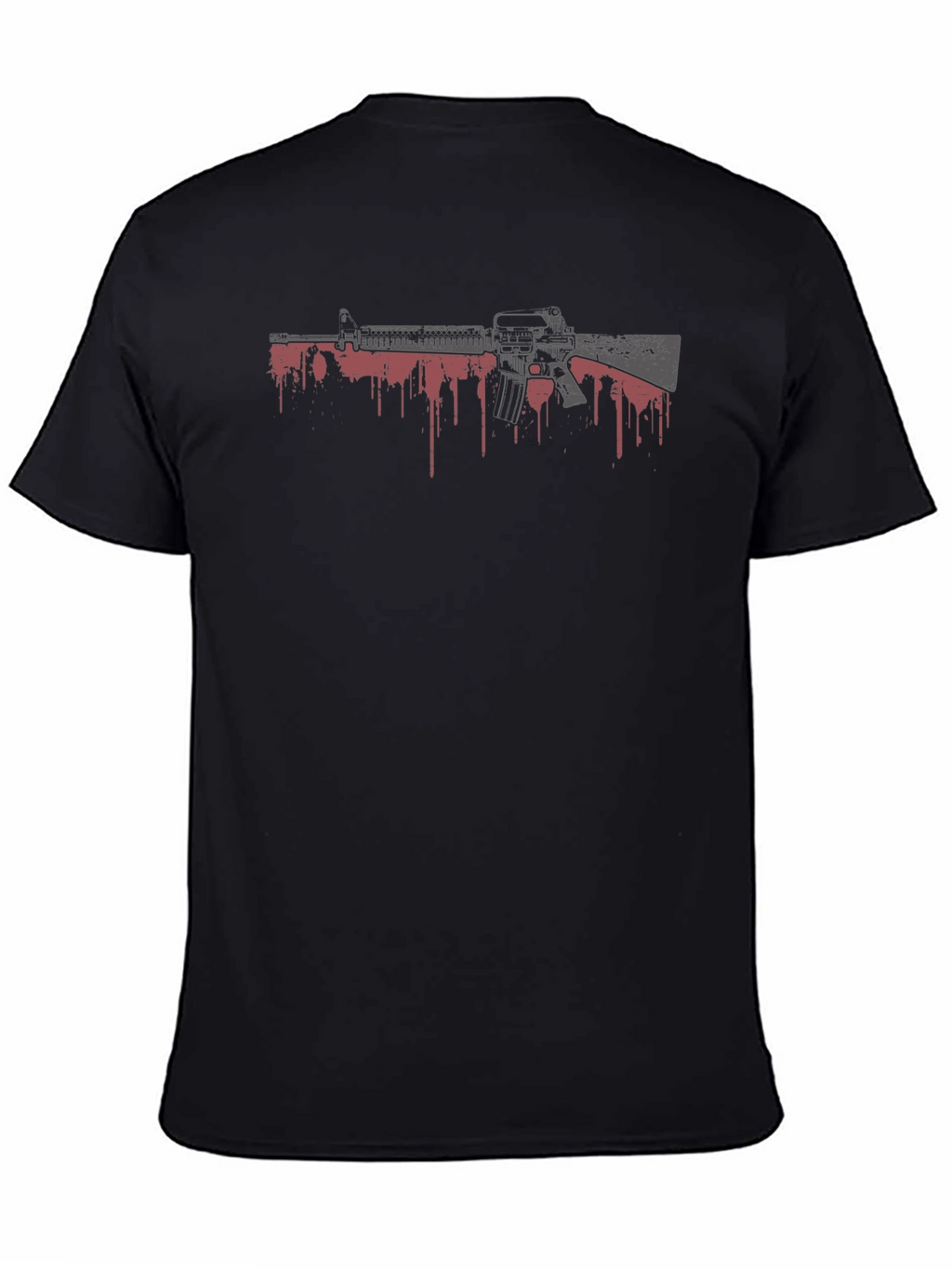 Gun Graphic Black T-Shirt