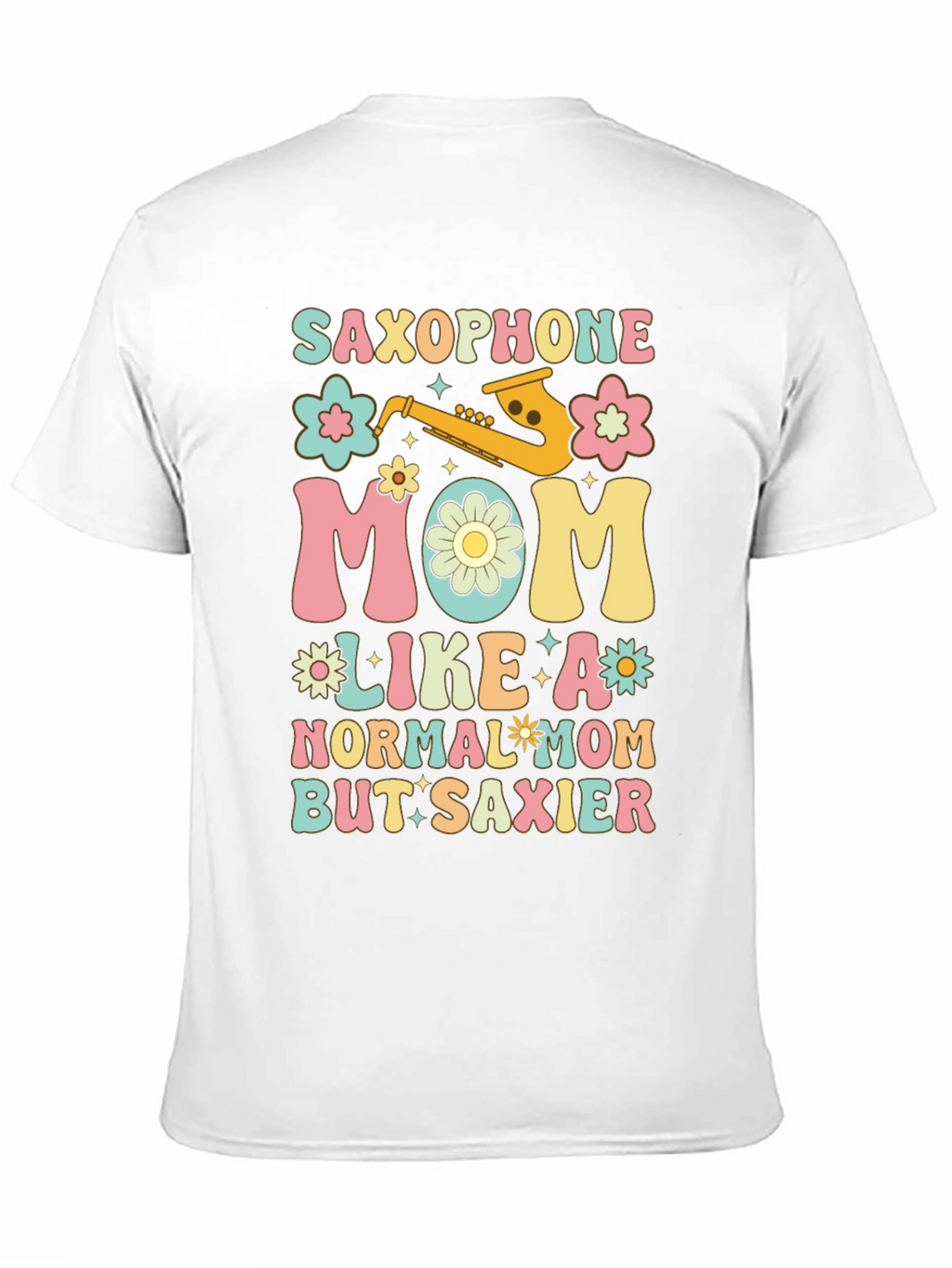 Saxophone Mom Graphic T-Shirt