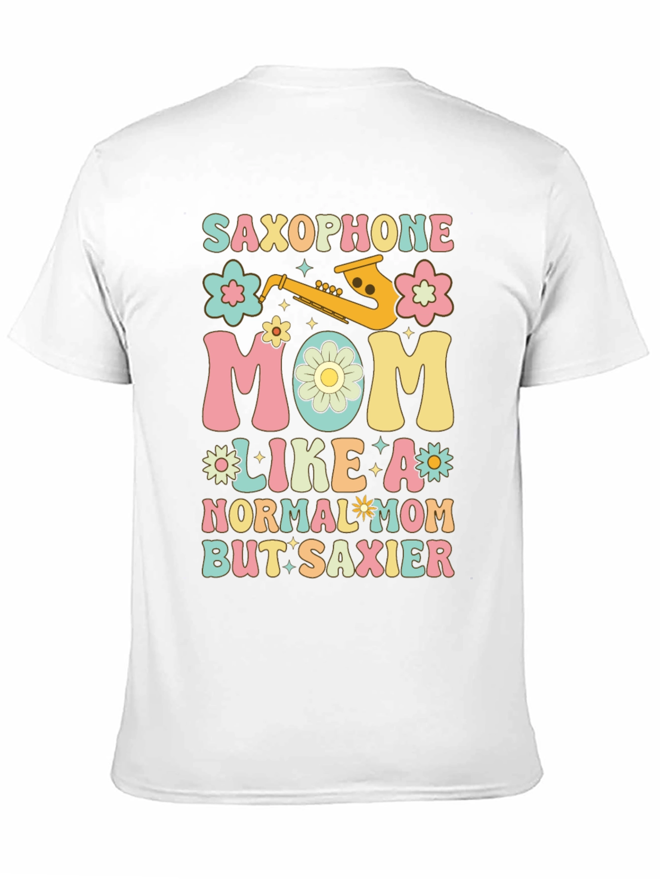 Saxophone Mom Graphic T-Shirt