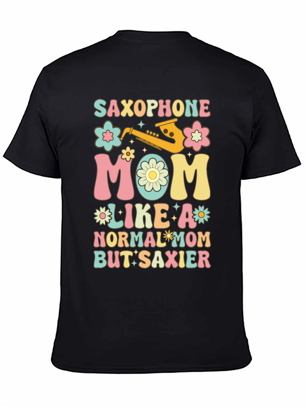 Saxophone Mom Graphic T-Shirt