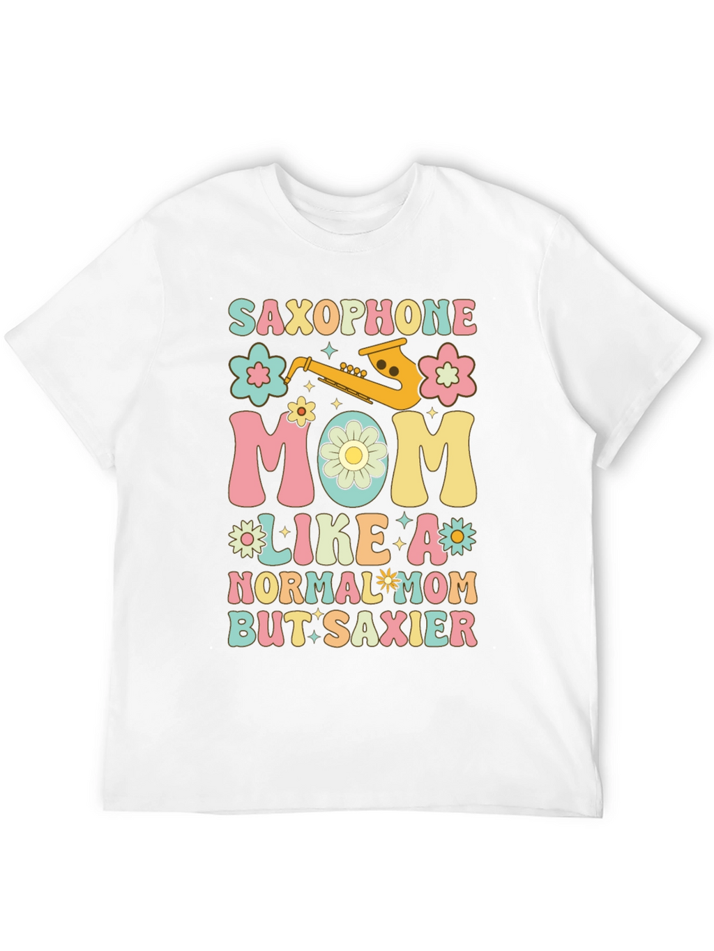Saxophone Mom Graphic T-Shirt