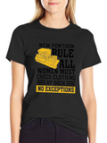 New Pontoon Rules T-Shirt - Funny Boat Apparel