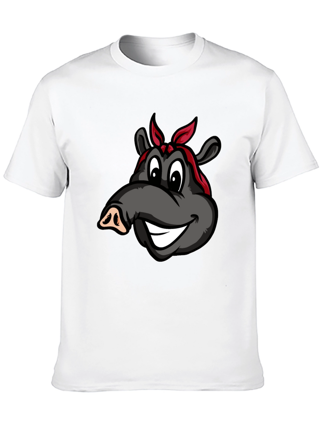 Cartoon Hippo T-Shirt - Funky Animal Graphic Tee