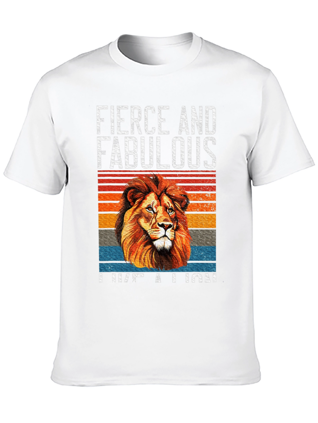 Fierce & Fabulous Lion Graphic Tee - Unisex