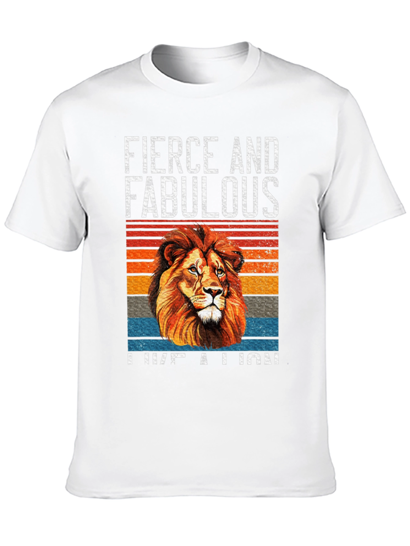 Fierce & Fabulous Lion Graphic Tee - Unisex