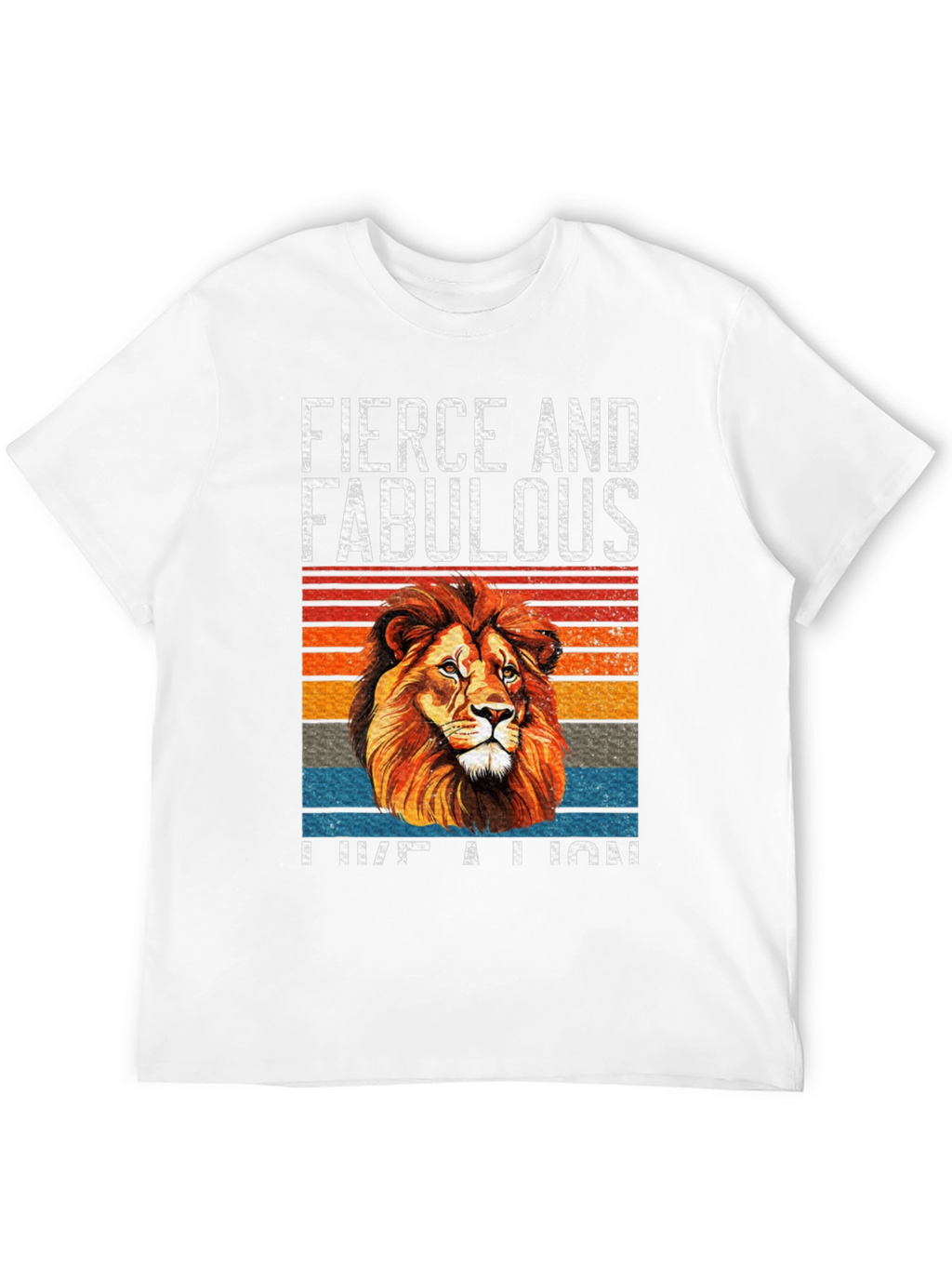 Fierce & Fabulous Lion Graphic Tee - Unisex
