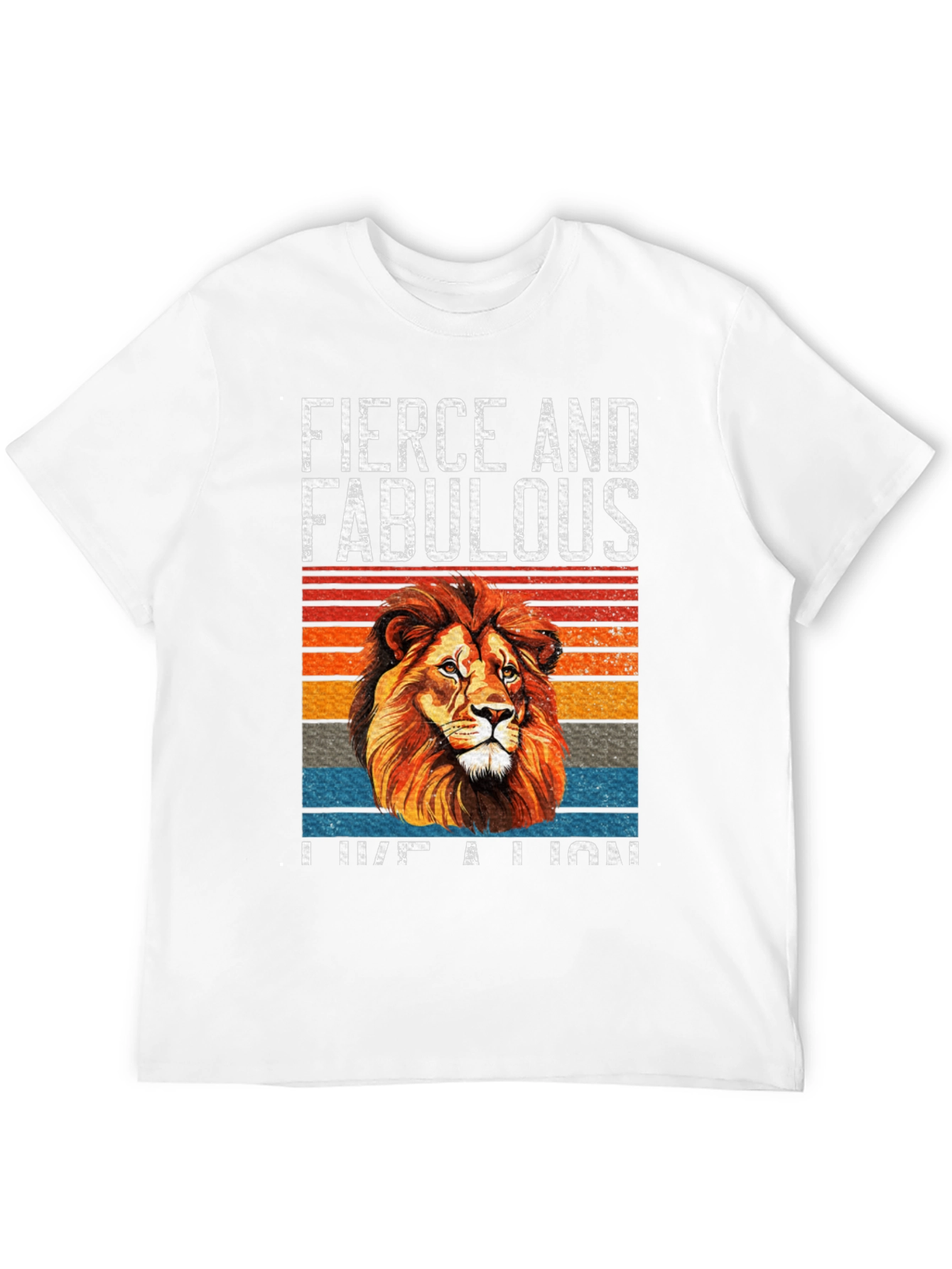Fierce & Fabulous Lion Graphic Tee - Unisex