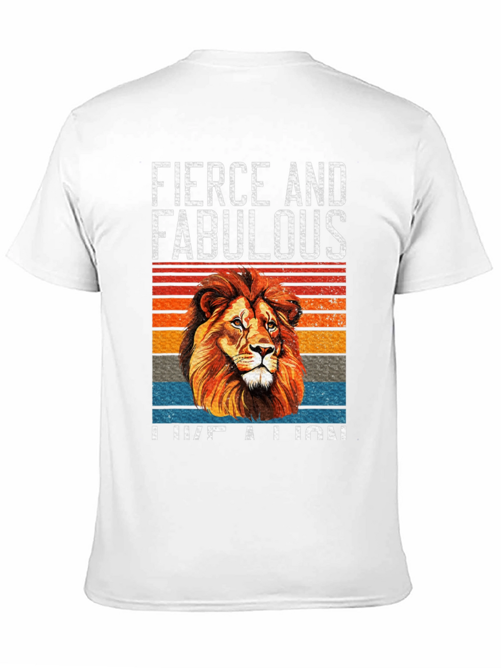 Fierce & Fabulous Lion Graphic Tee - Unisex