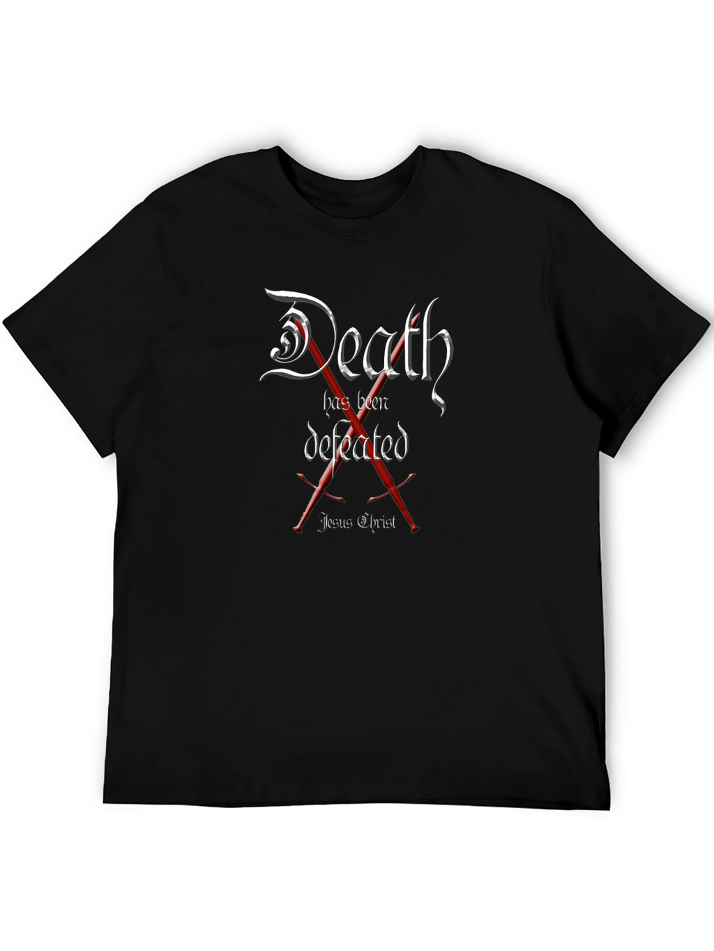 Death Defeated Graphic Tee - Jesus Christ