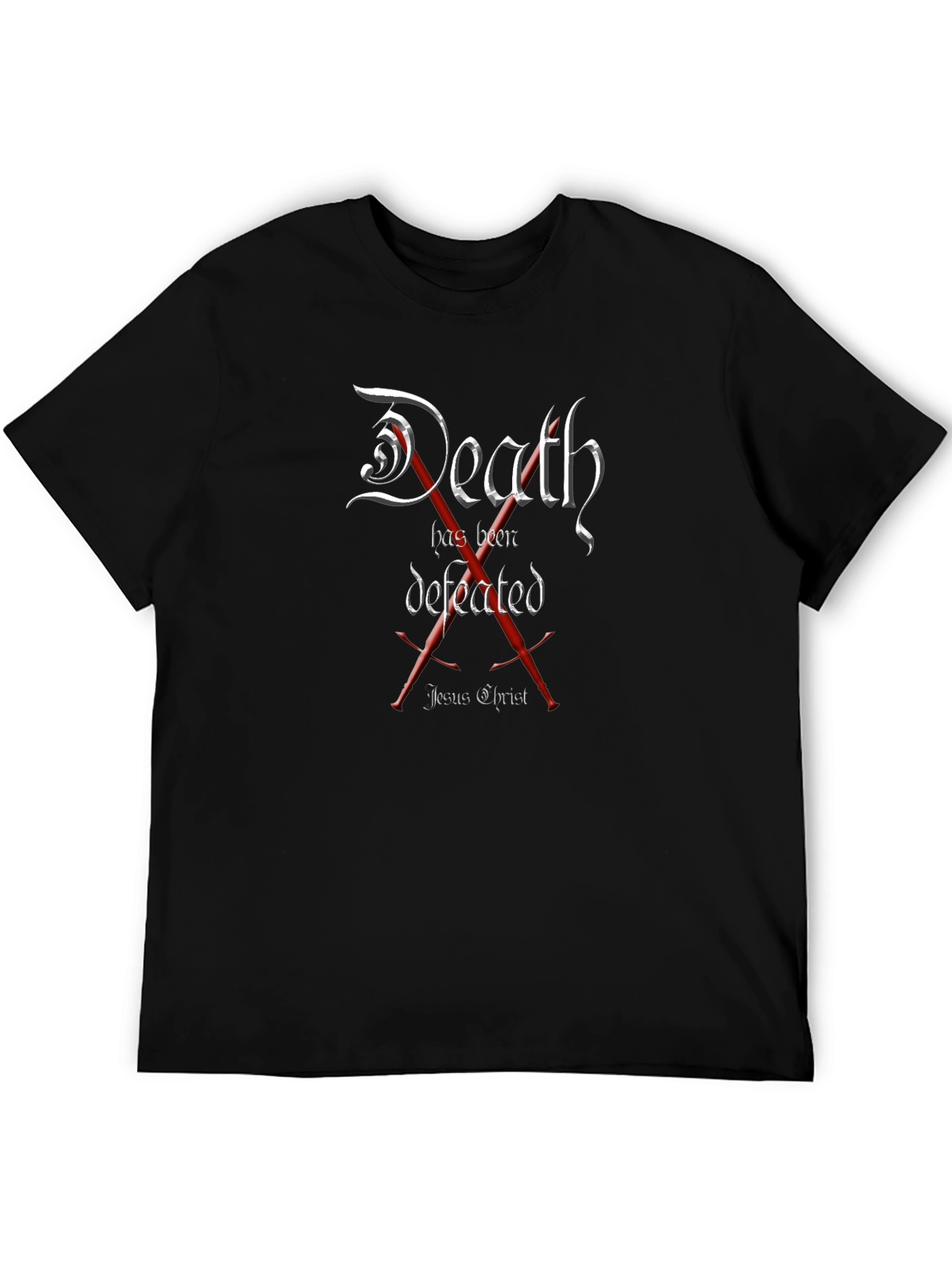 Death Defeated Graphic Tee - Jesus Christ