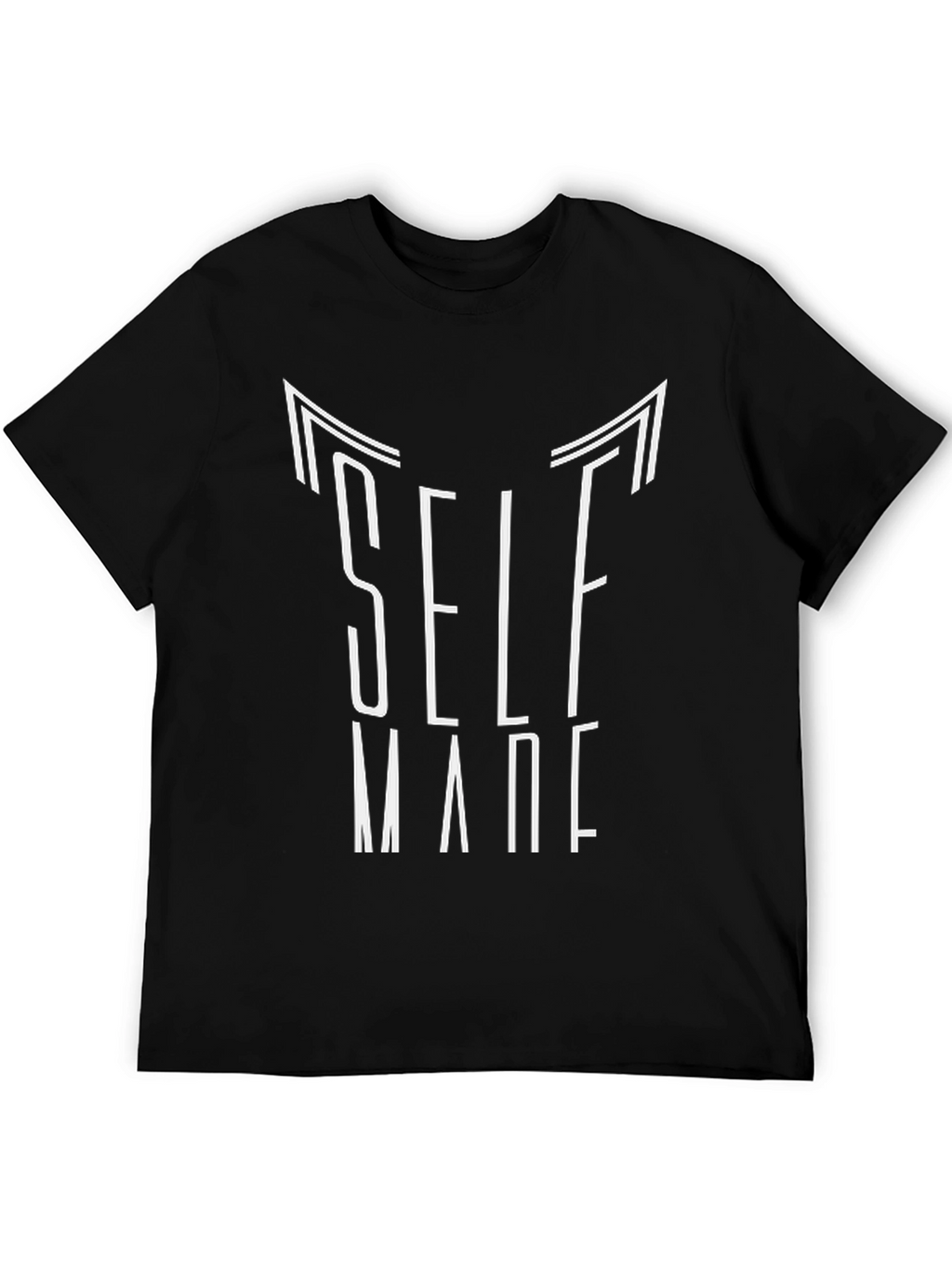 Self Made Black Graphic Tee