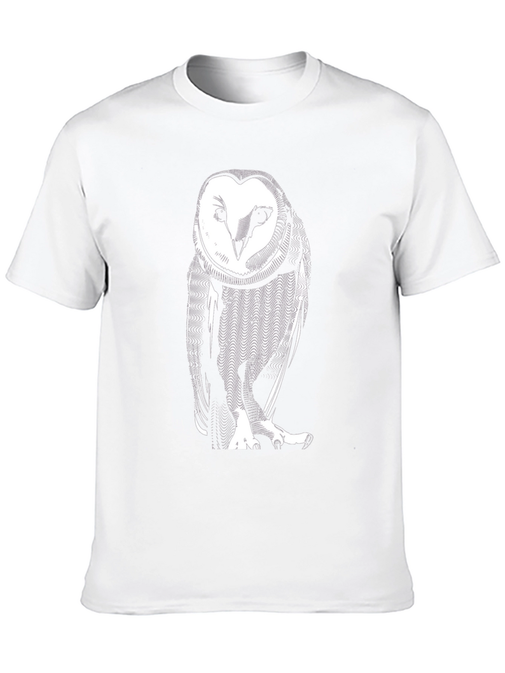 Owl Graphic Print Black T-Shirt