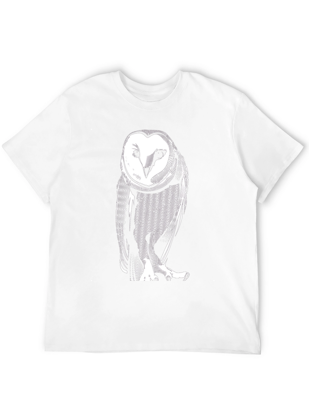 Owl Graphic Print Black T-Shirt