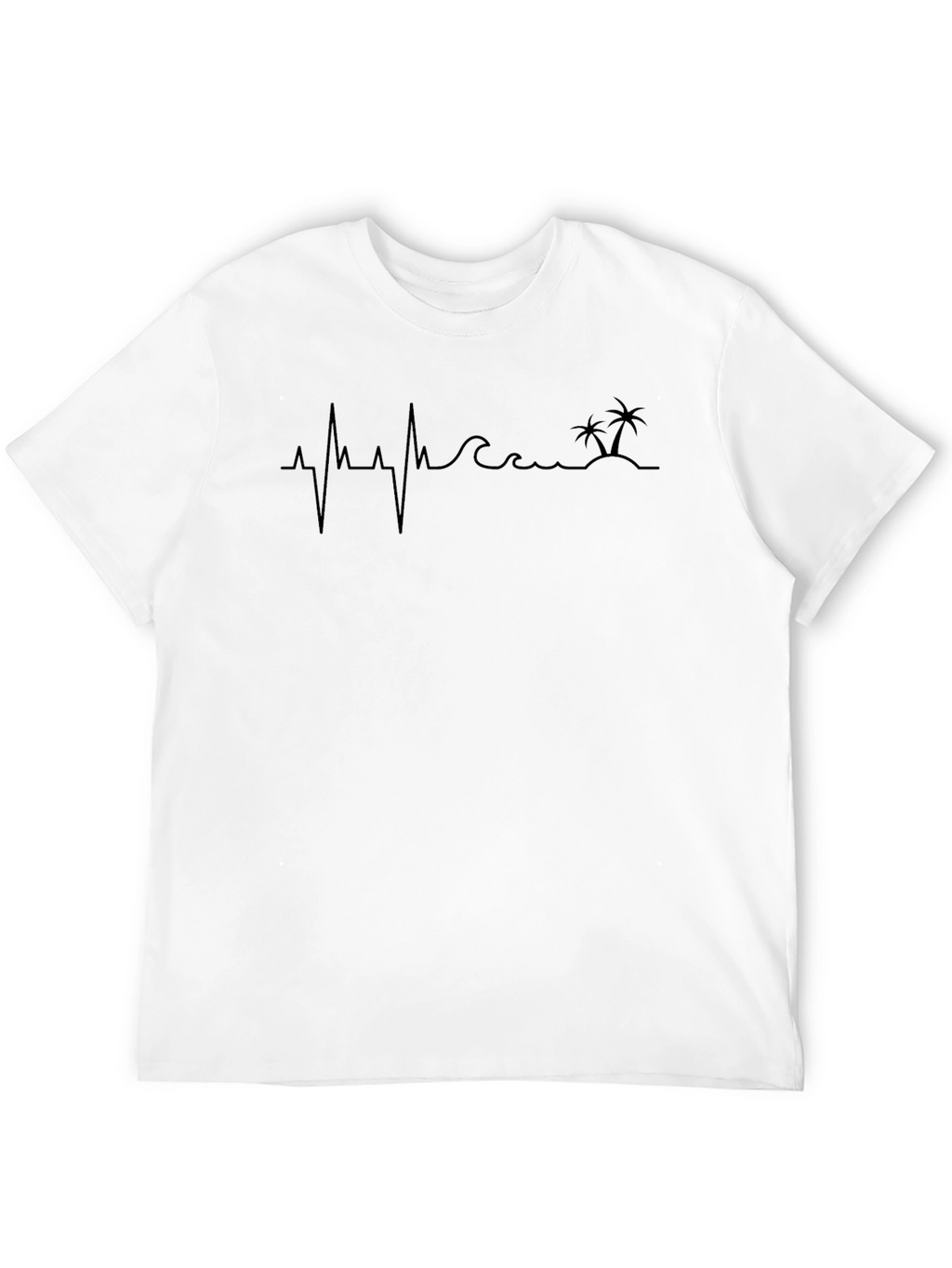Beach Heartbeat Tee - Island Life