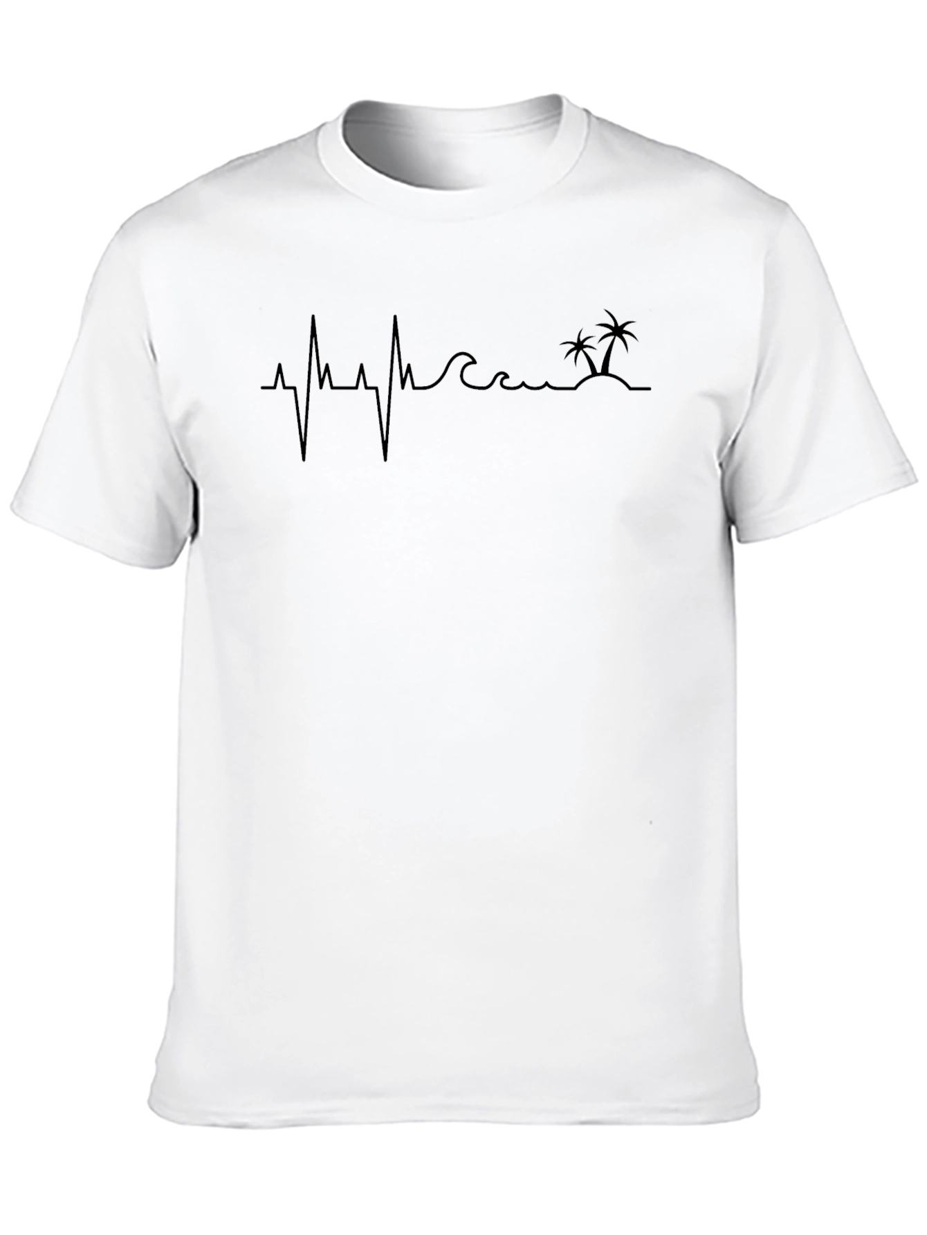 Beach Heartbeat Tee - Island Life