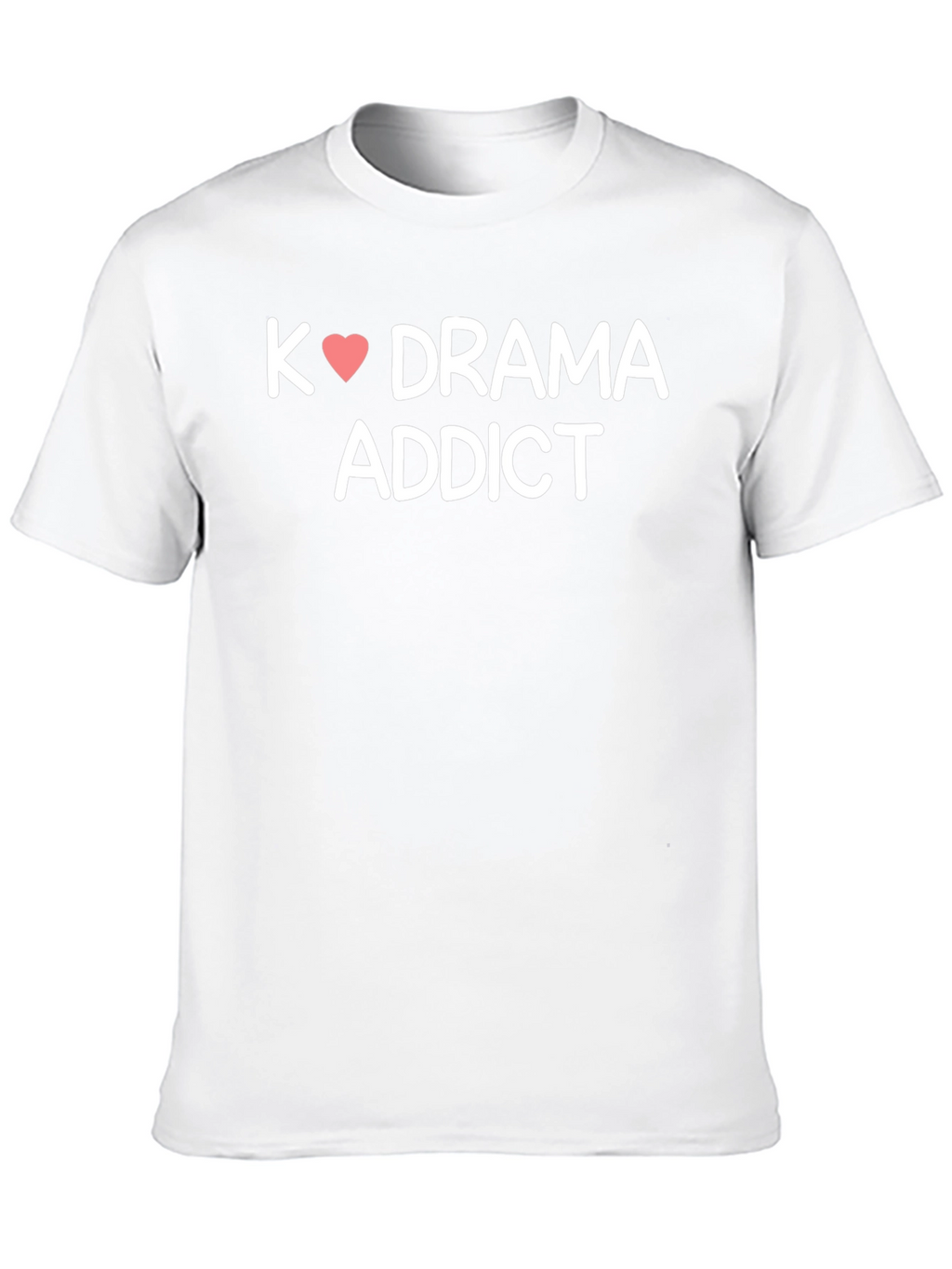 K-Drama Addict Black T-Shirt
