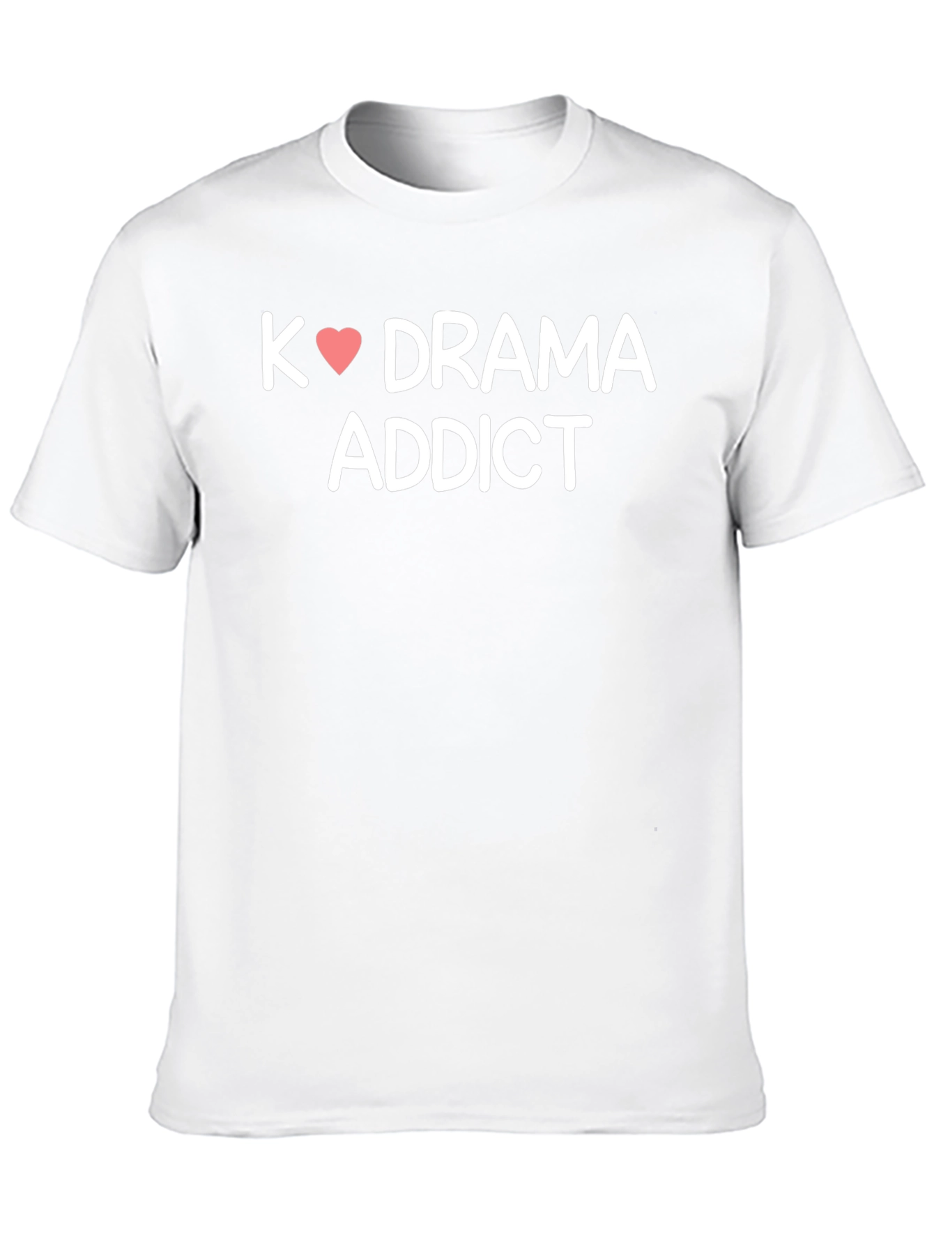 K-Drama Addict Black T-Shirt