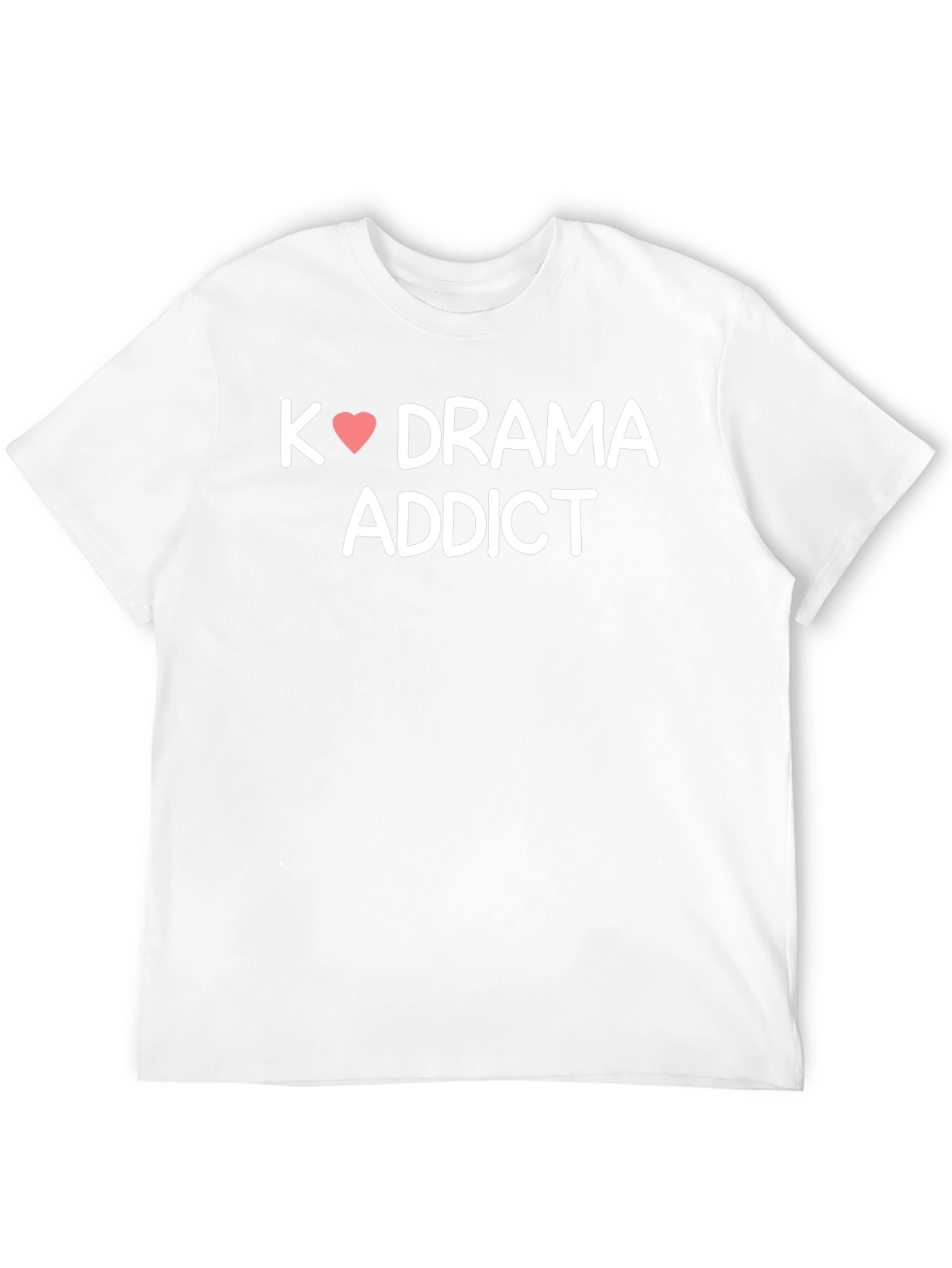 K-Drama Addict Black T-Shirt