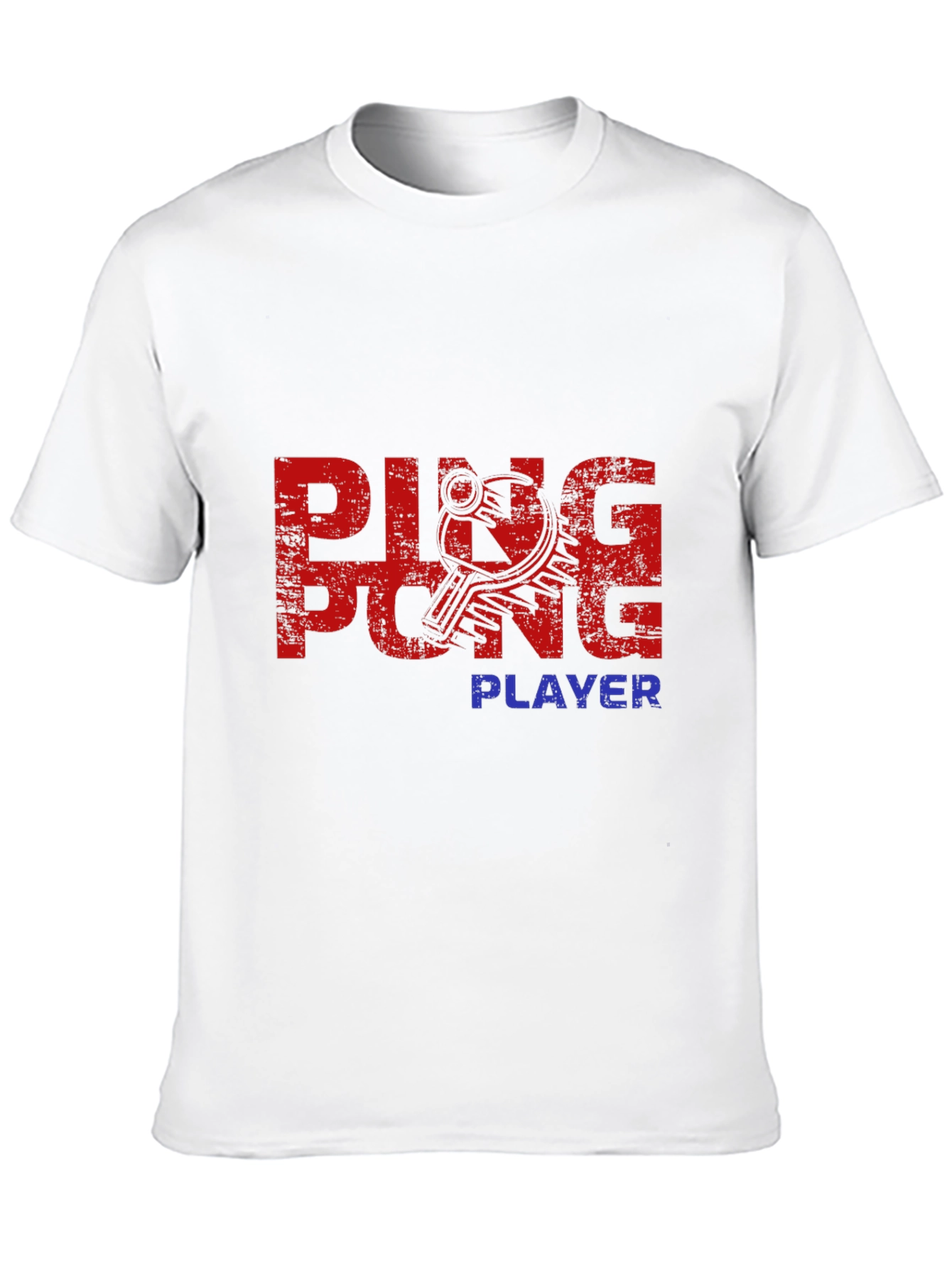 Ping Pong Player Graphic T-Shirt