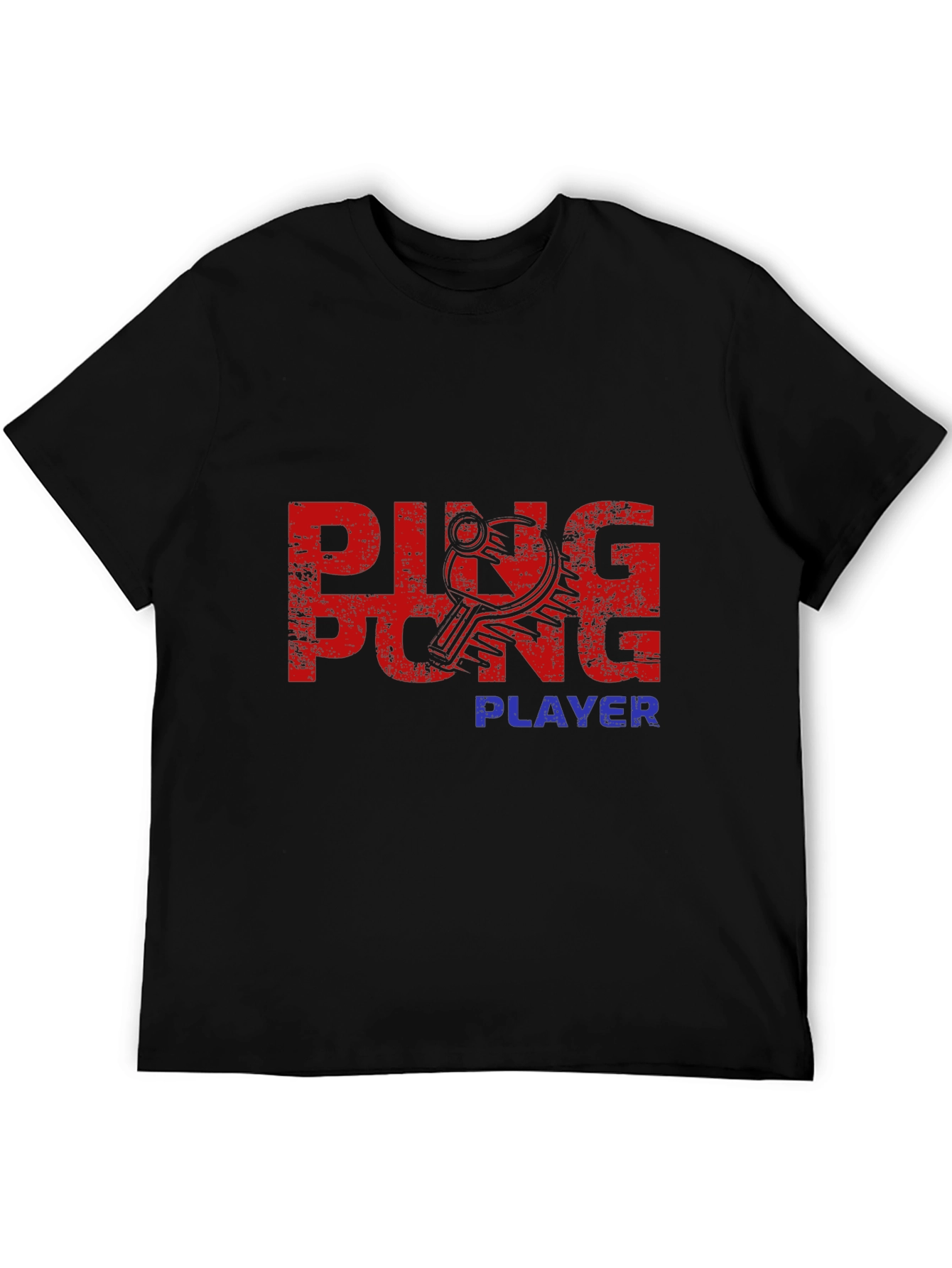 Ping Pong Player Graphic T-Shirt