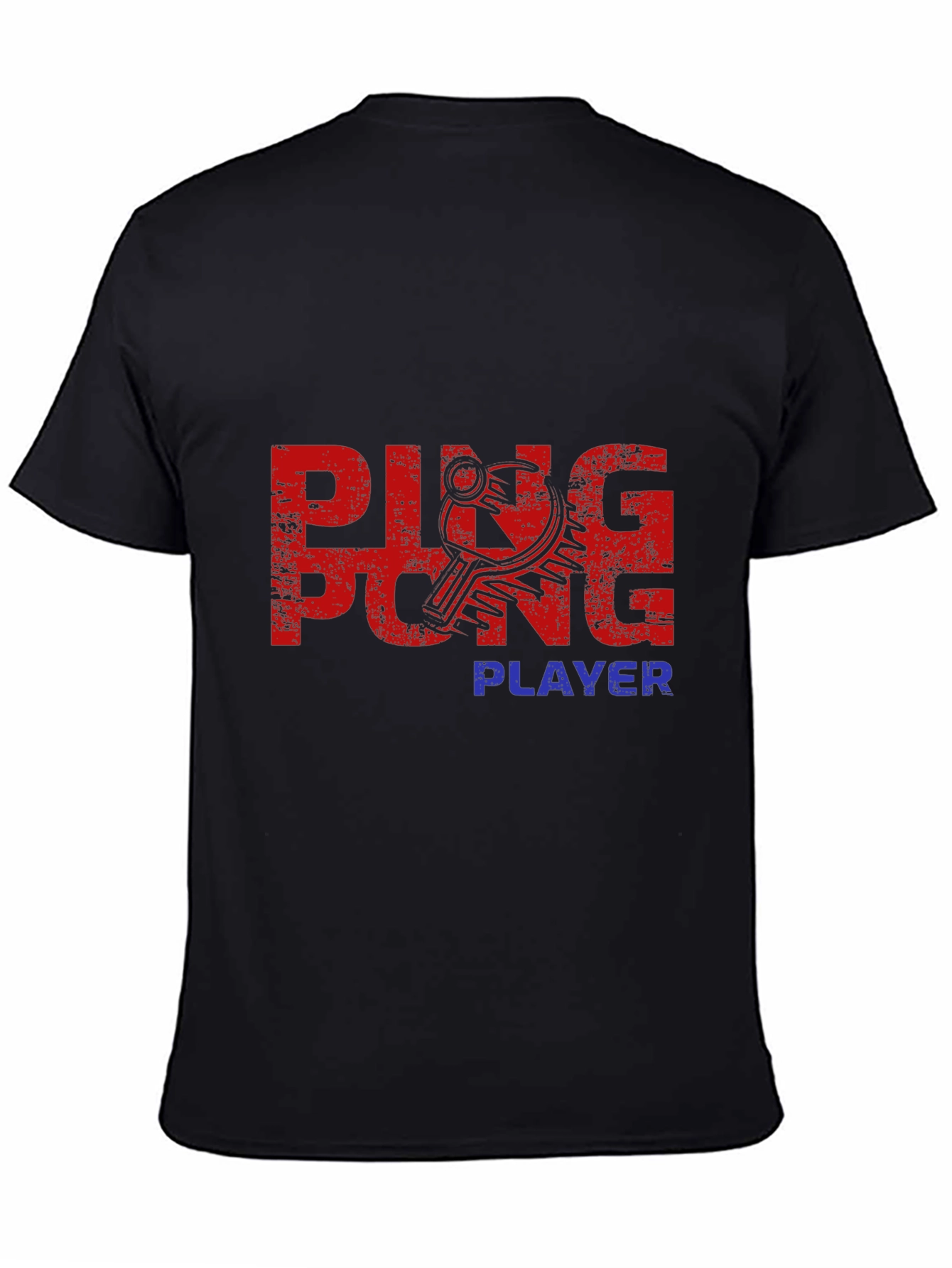 Ping Pong Player Graphic T-Shirt