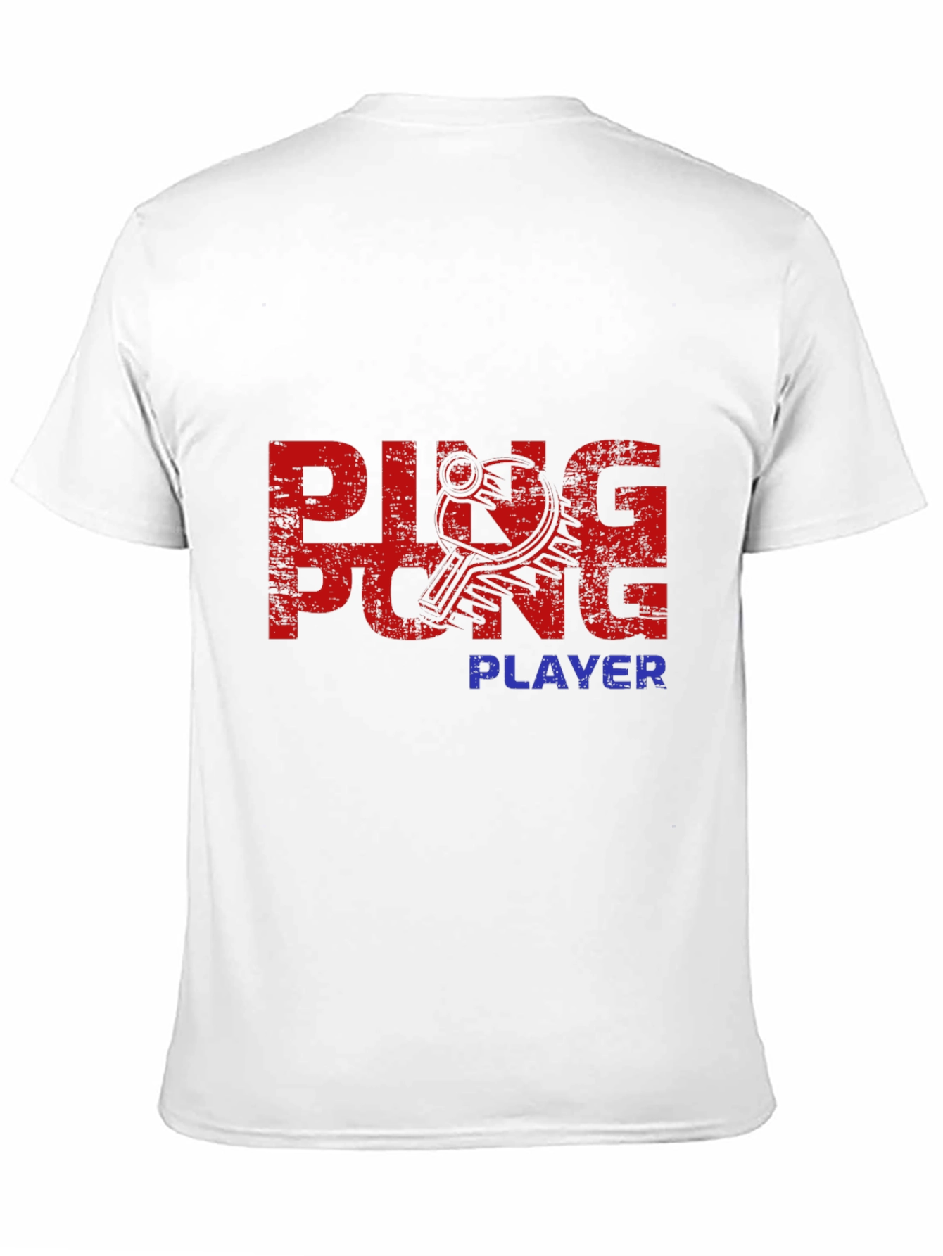 Ping Pong Player Graphic T-Shirt