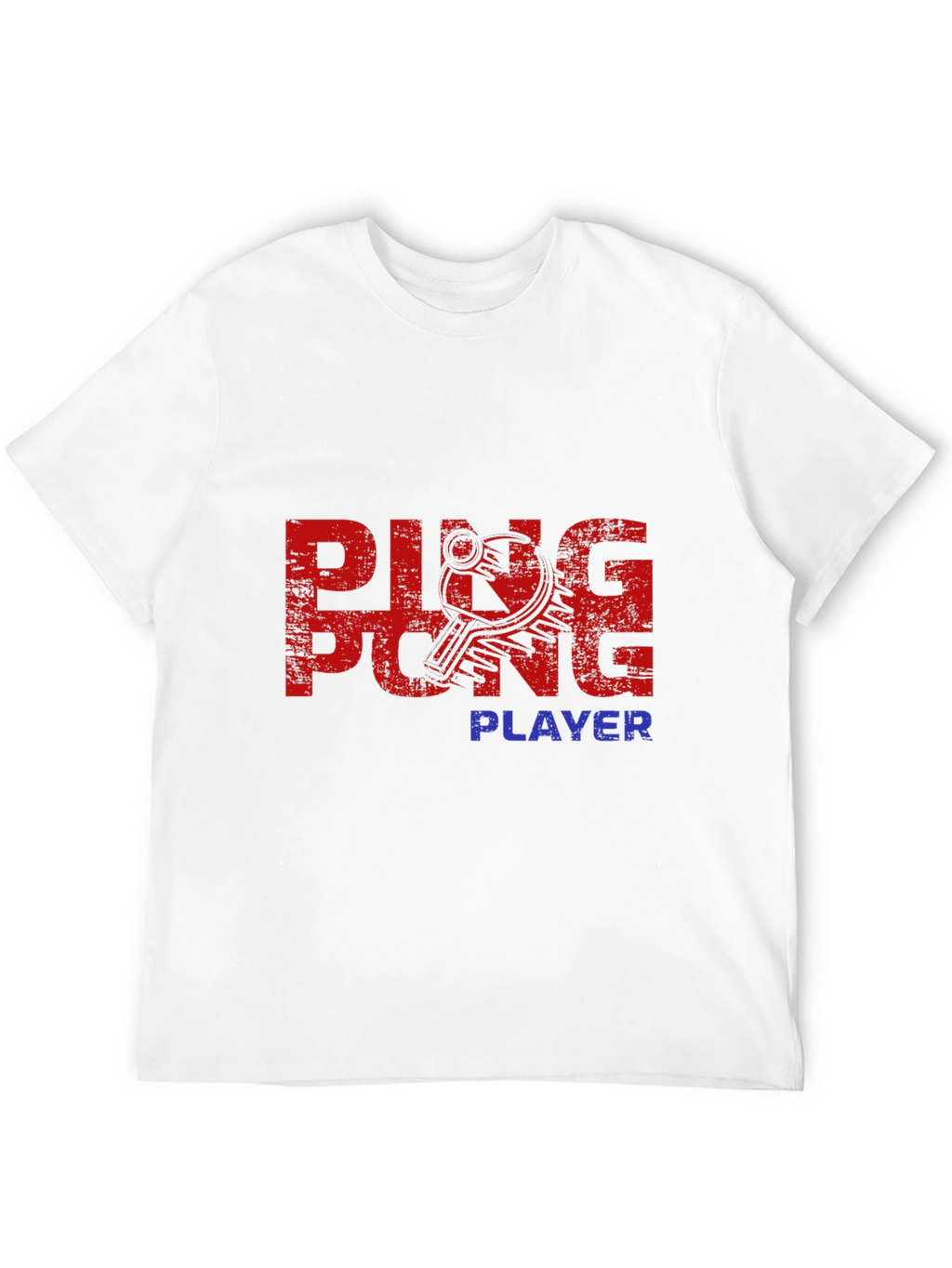 Ping Pong Player Graphic T-Shirt
