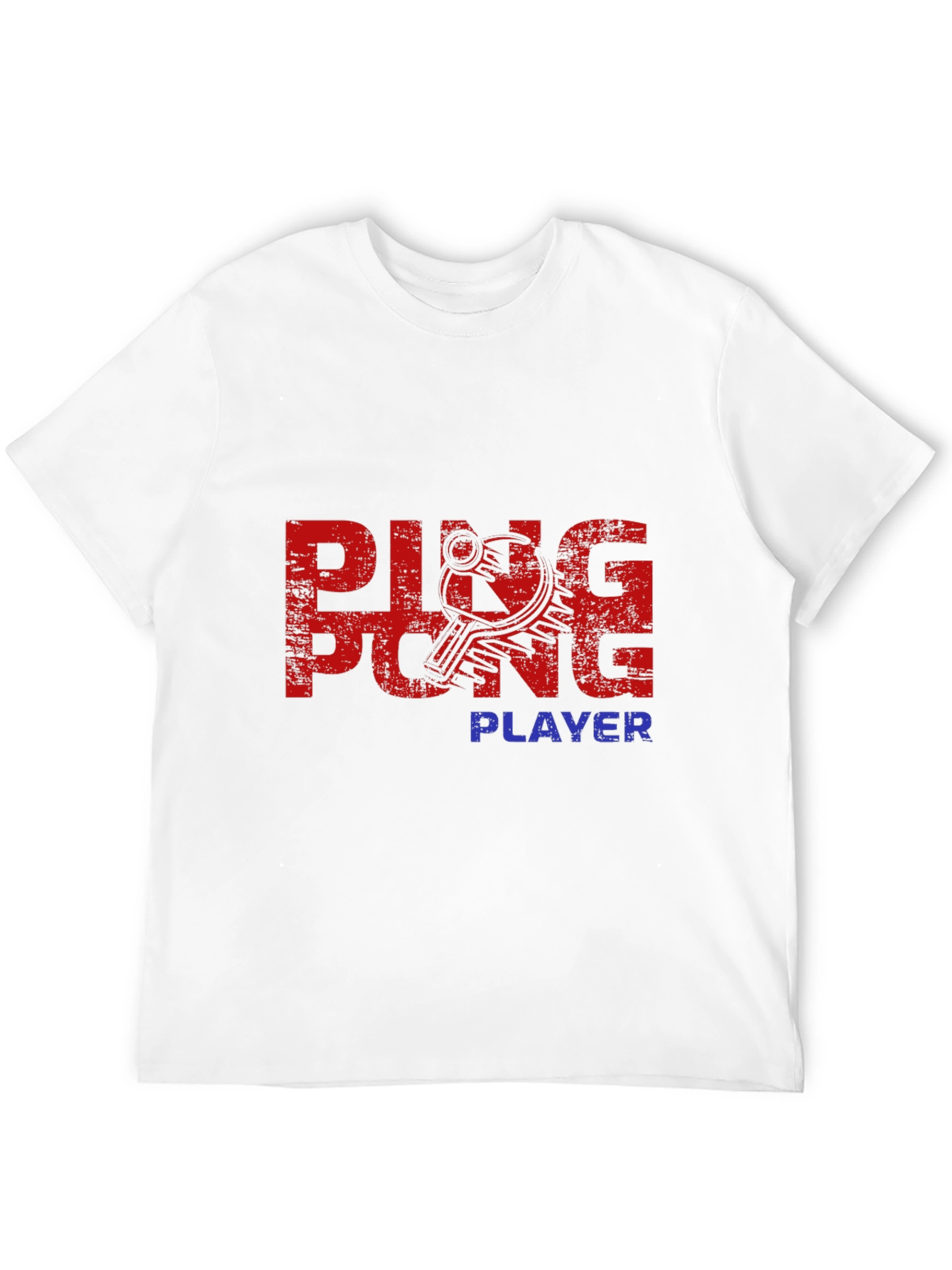 Ping Pong Player Graphic T-Shirt