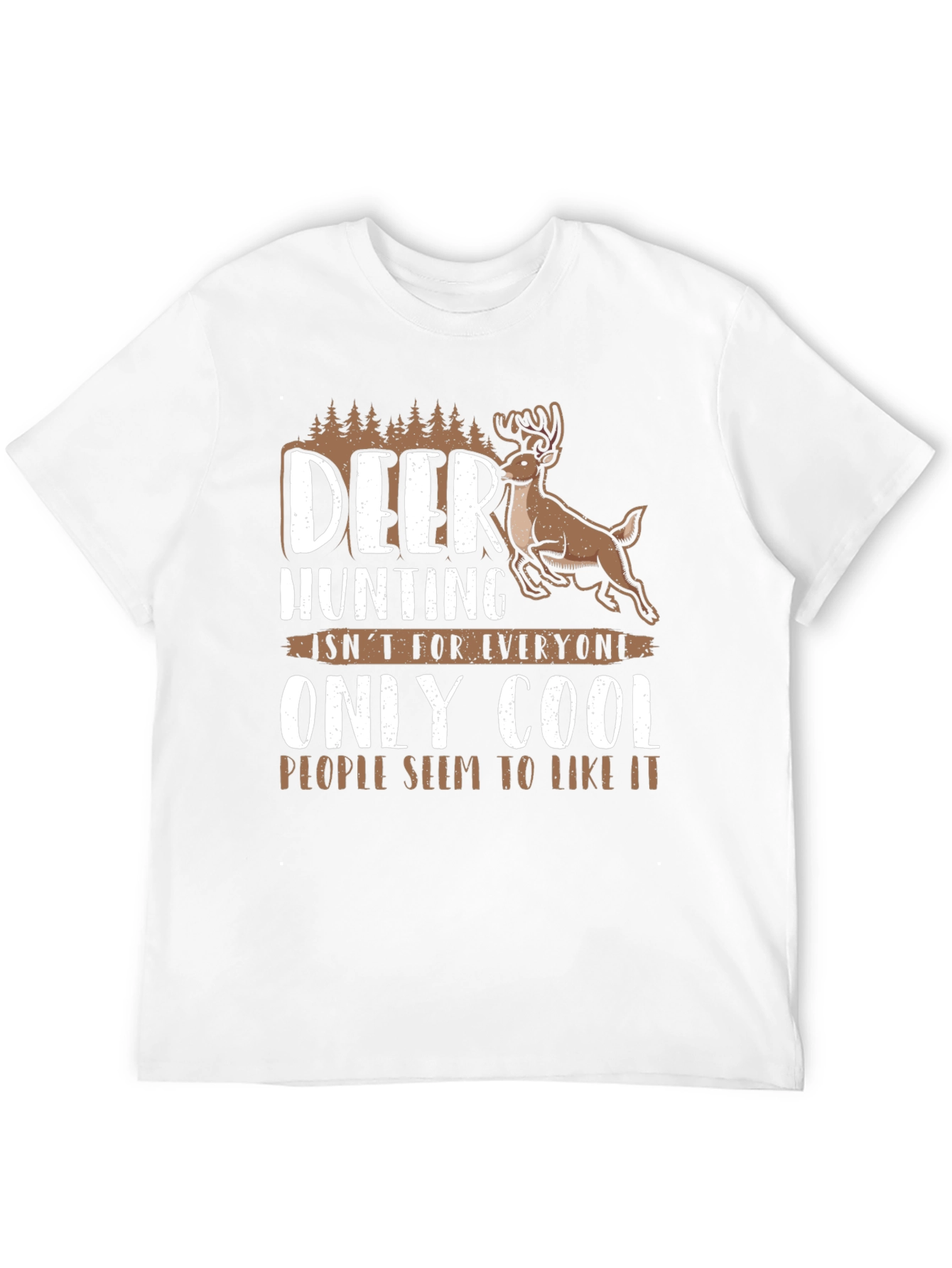 Deer Hunting Cool People Graphic Tee