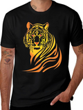 Bold Tiger Graphic T-Shirt