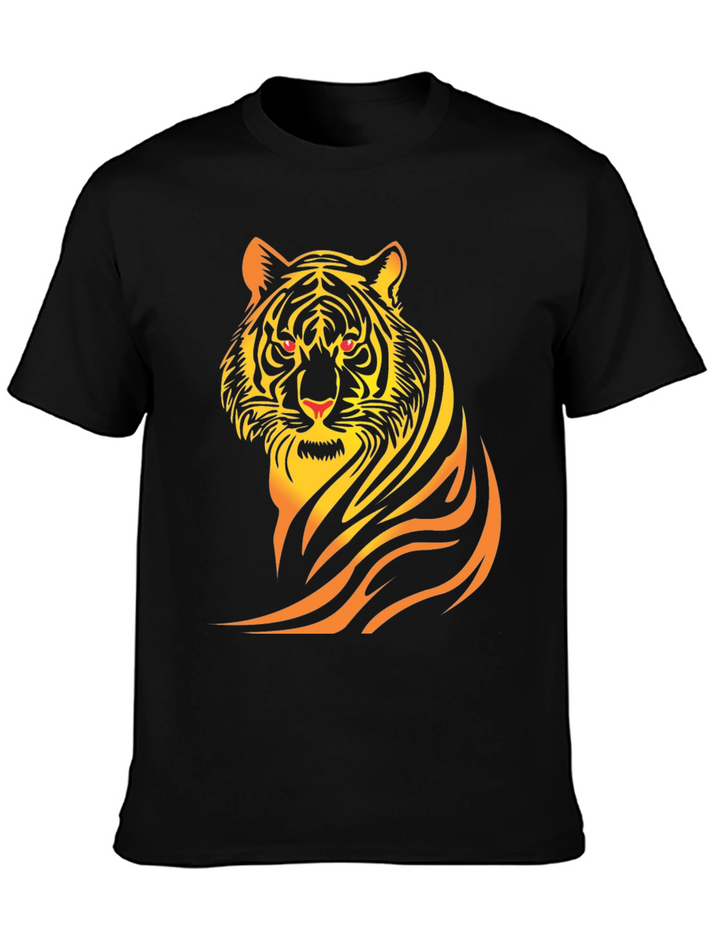 Bold Tiger Graphic T-Shirt