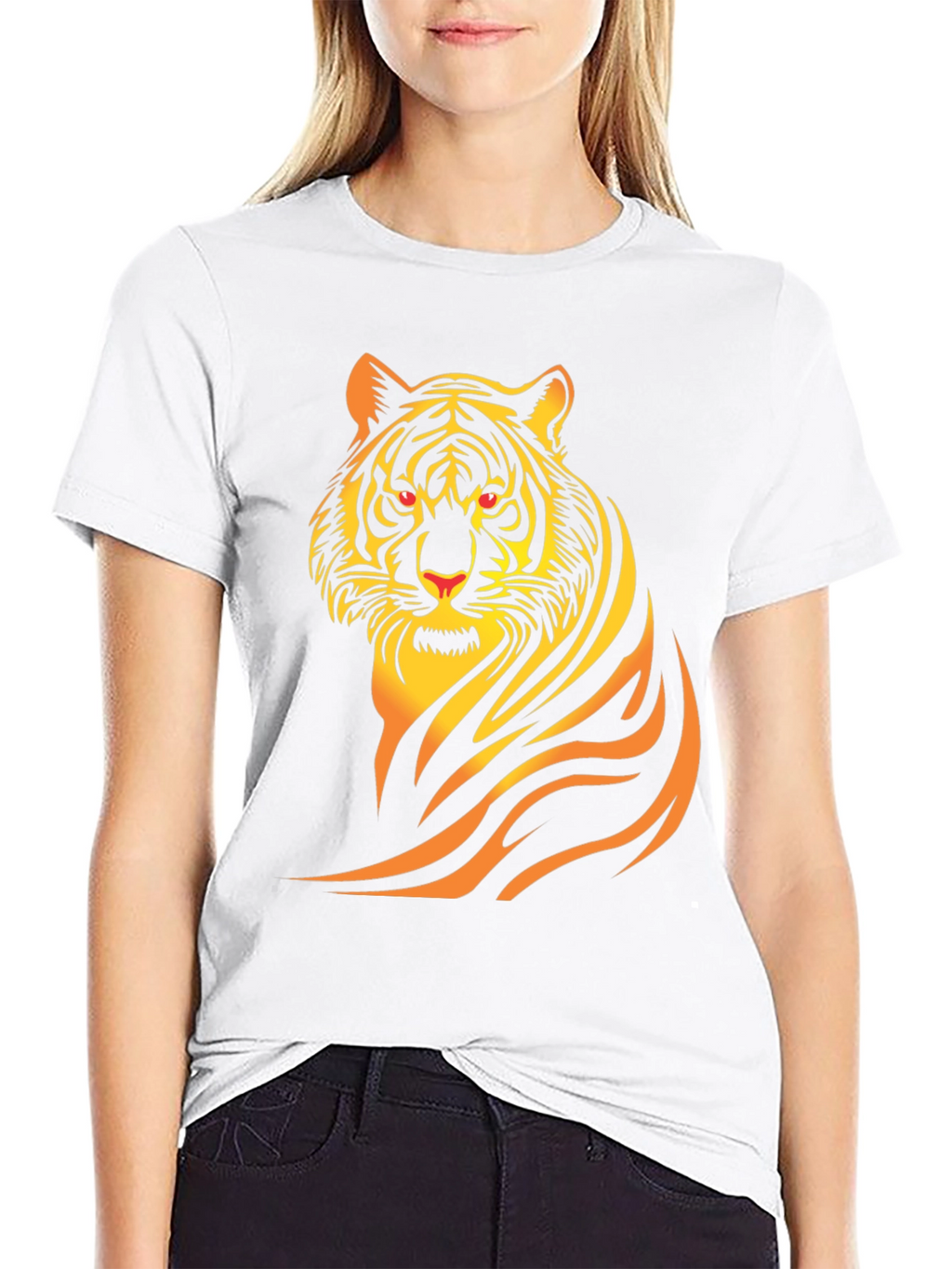 Bold Tiger Graphic T-Shirt