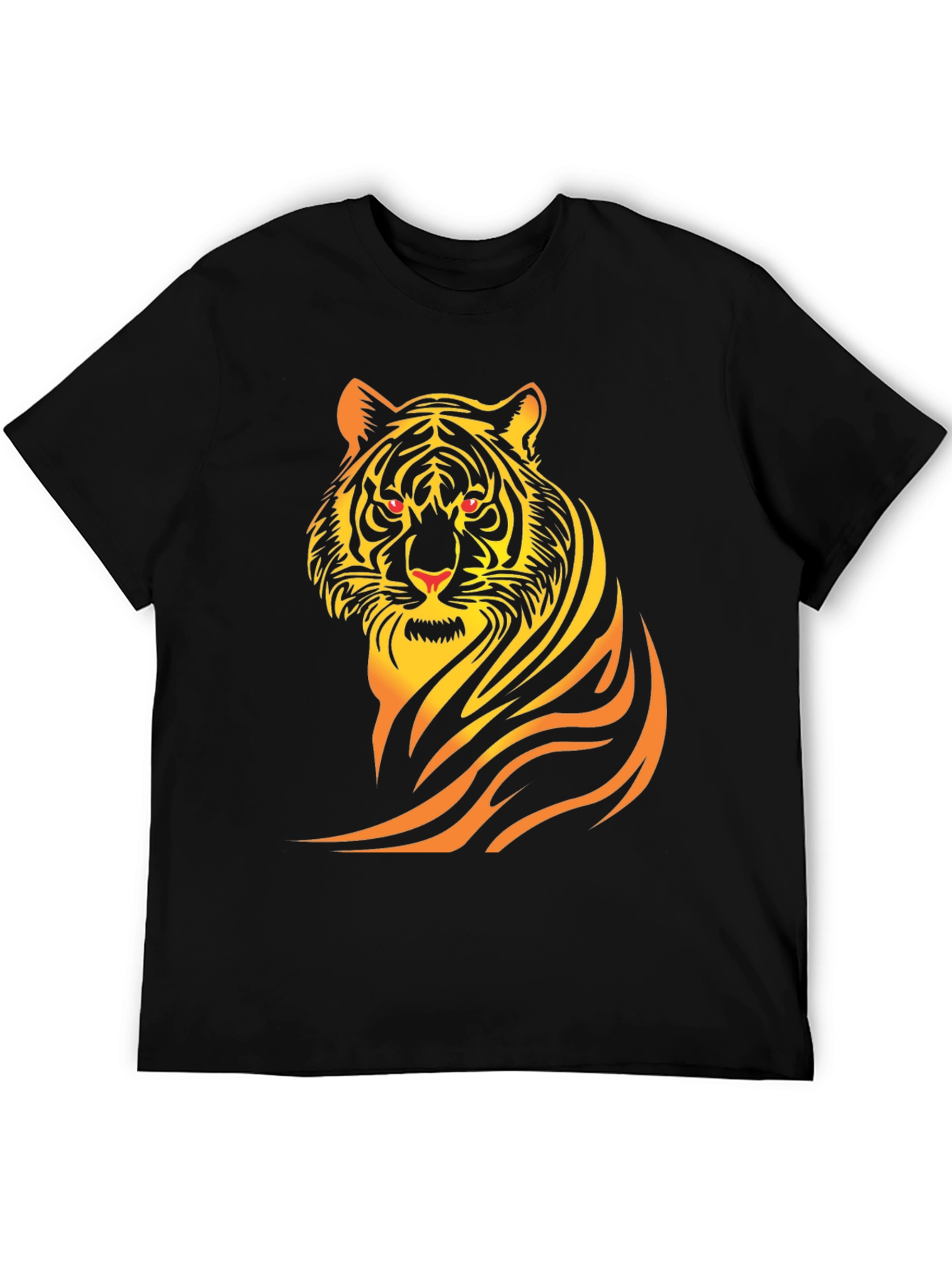 Bold Tiger Graphic T-Shirt