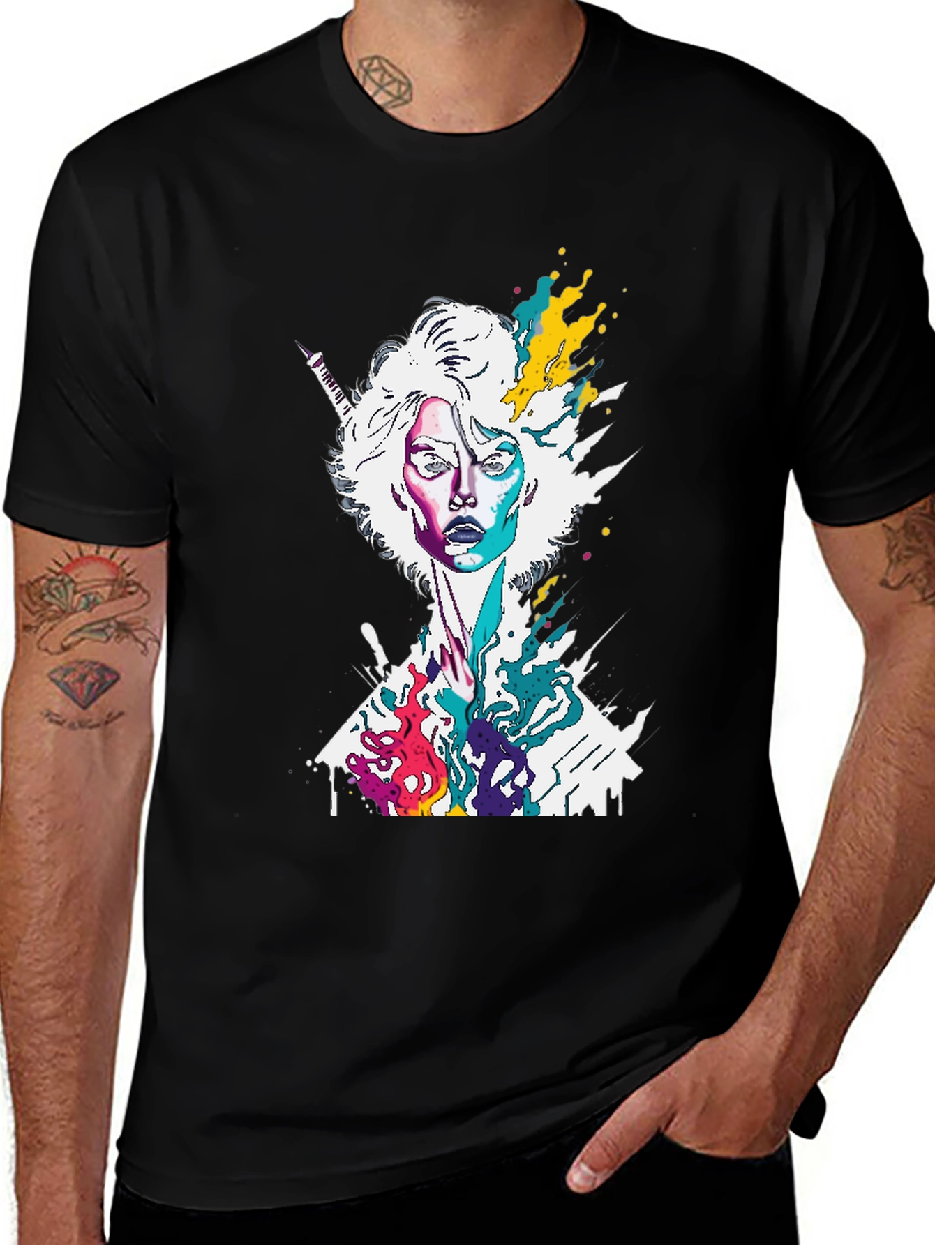 Abstract Art Womans T-Shirt - Graphic Tee