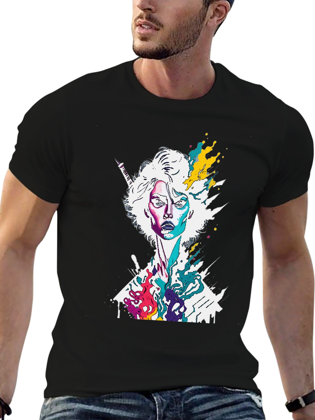 Abstract Art Womans T-Shirt - Graphic Tee
