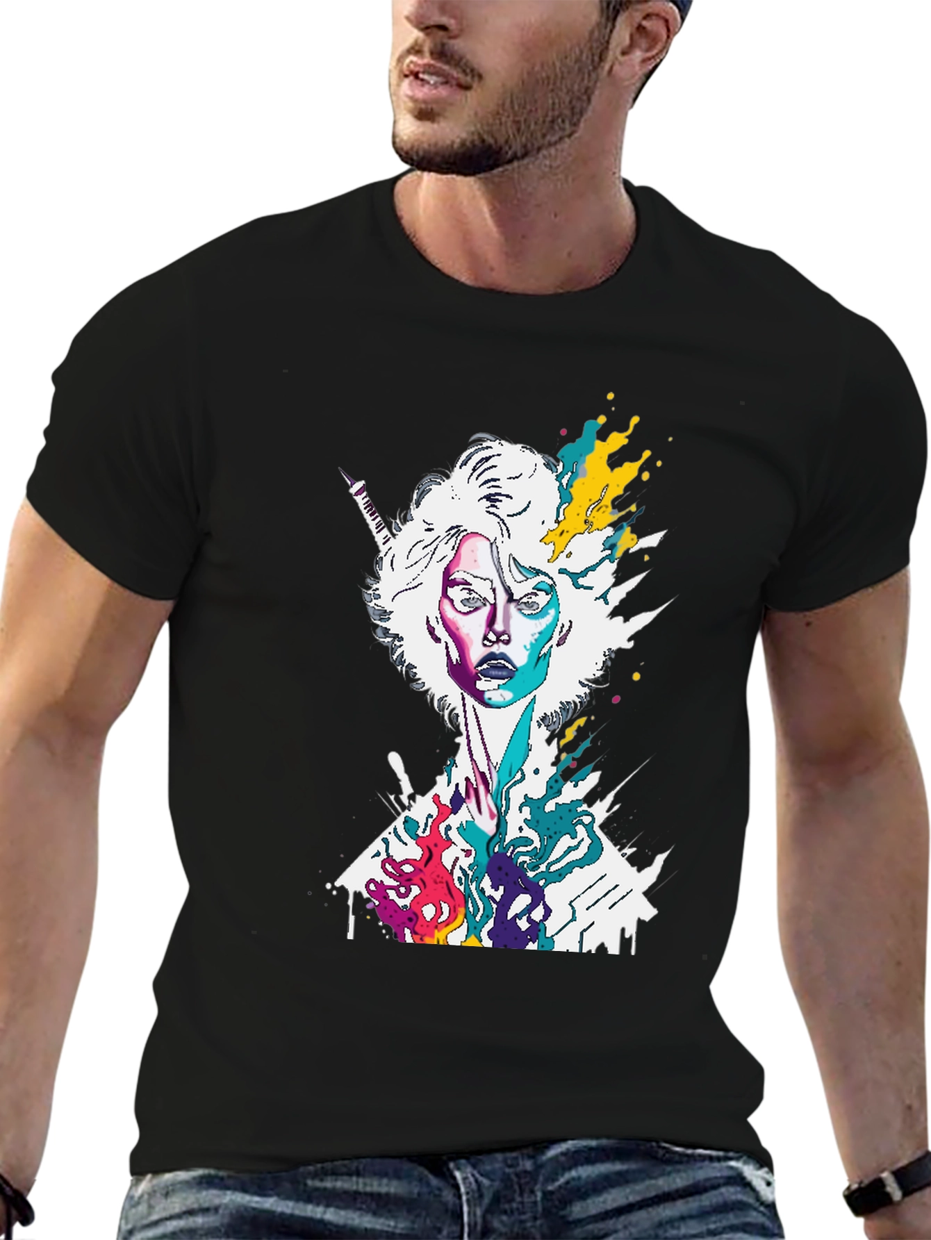 Abstract Art Womans T-Shirt - Graphic Tee