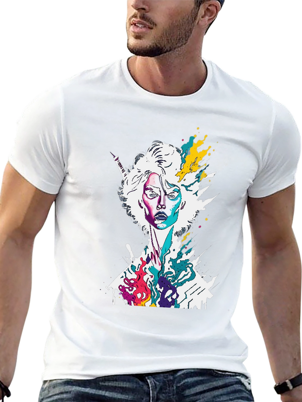 Abstract Art Womans T-Shirt - Graphic Tee