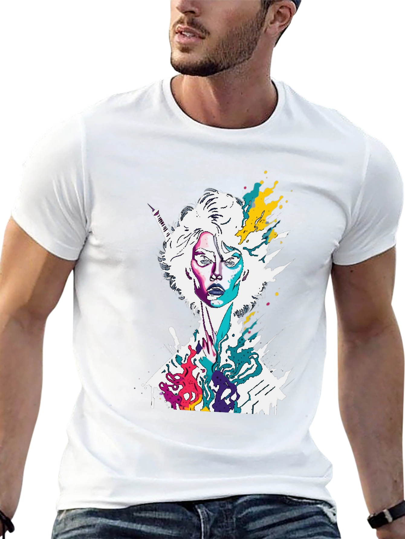 Abstract Art Womans T-Shirt - Graphic Tee
